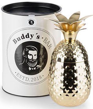 Edelstahl, goldfarben 500 ml Buddy's Pineapple, Becher