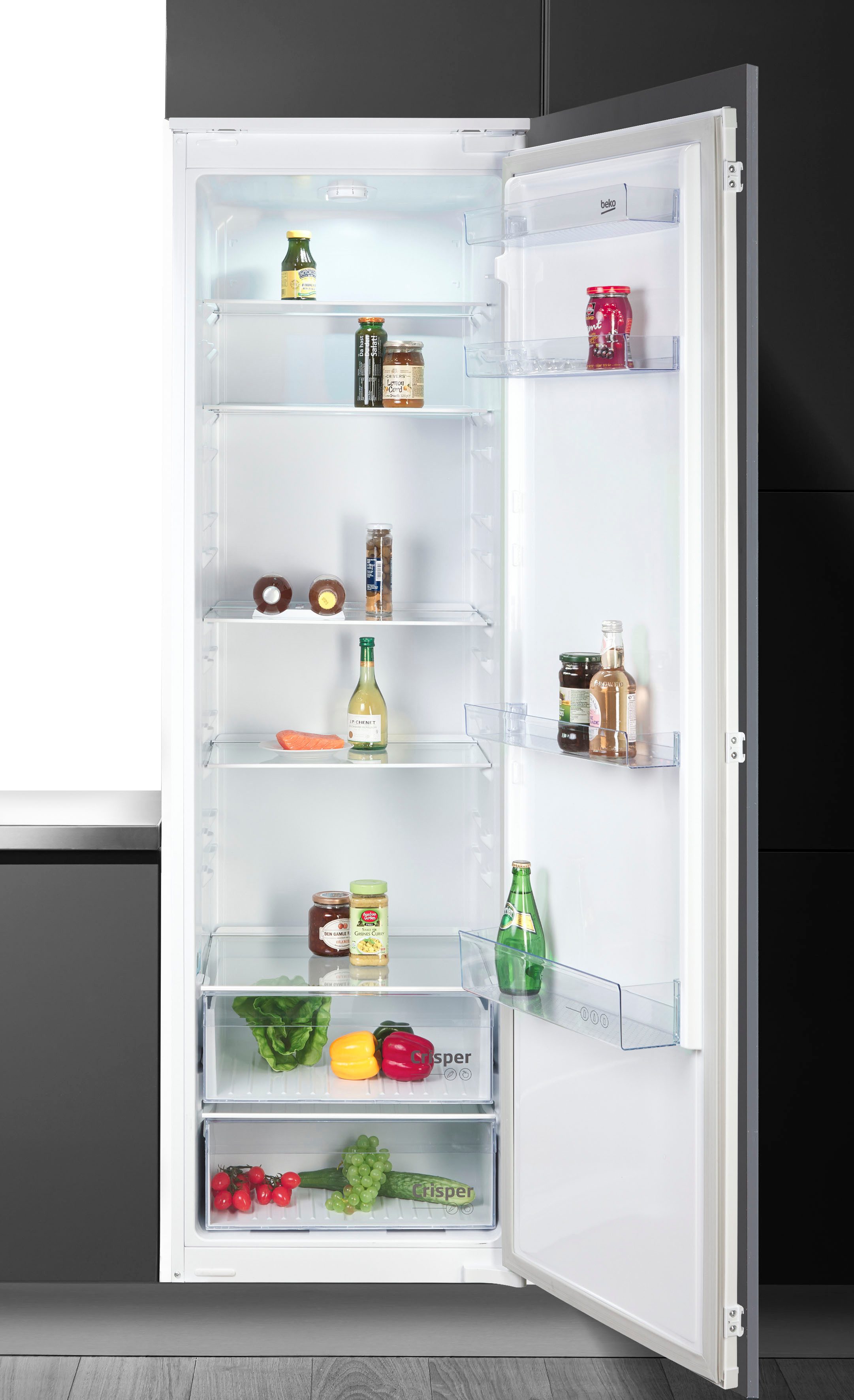 BEKO Einbaukühlschrank BSSA315K4SN 7524120010, 177,5 cm hoch, 54 cm breit, Das statische Kühlsystem lässt sich unkompliziert bedienen.