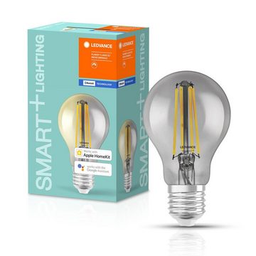 Ledvance LED-Leuchtmittel Filament Smart+ Birne, E27, Warmweiß, Dimmbar