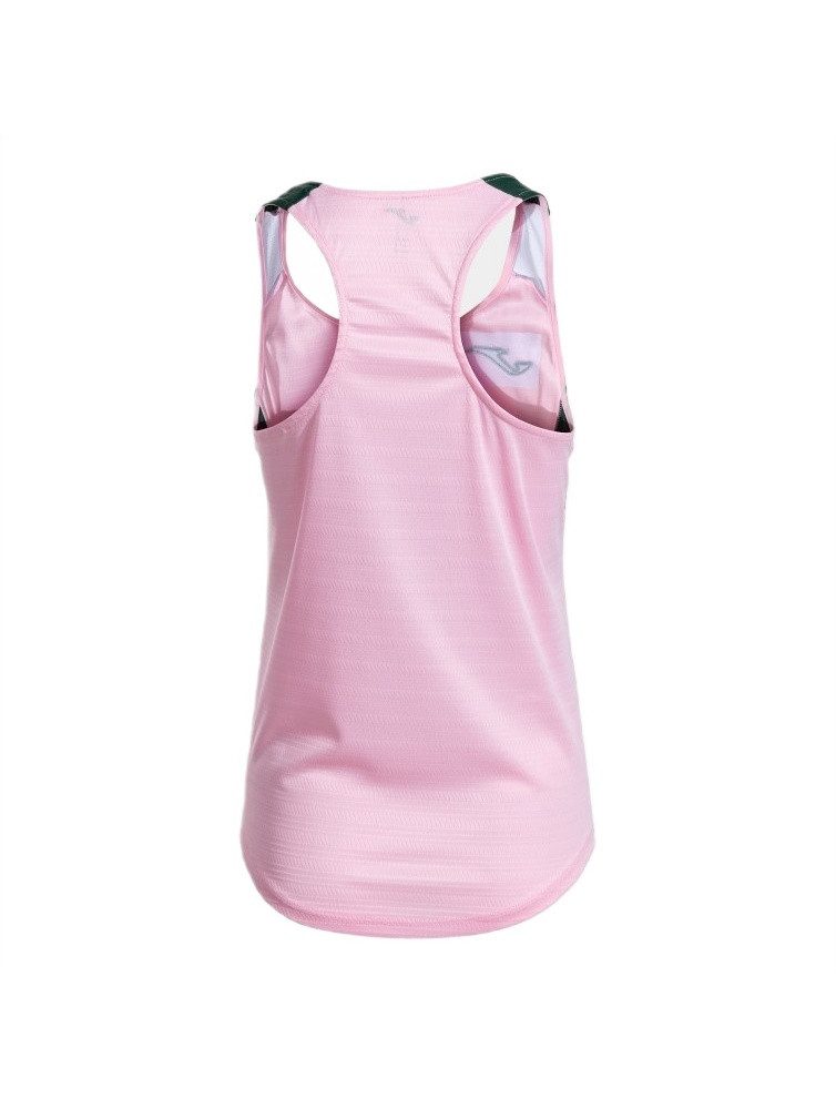 Joma Tanktop Sport-Tank Top Montreal (100% Polyester) rosa/grün/weiss Damen – Bild 2 von 3