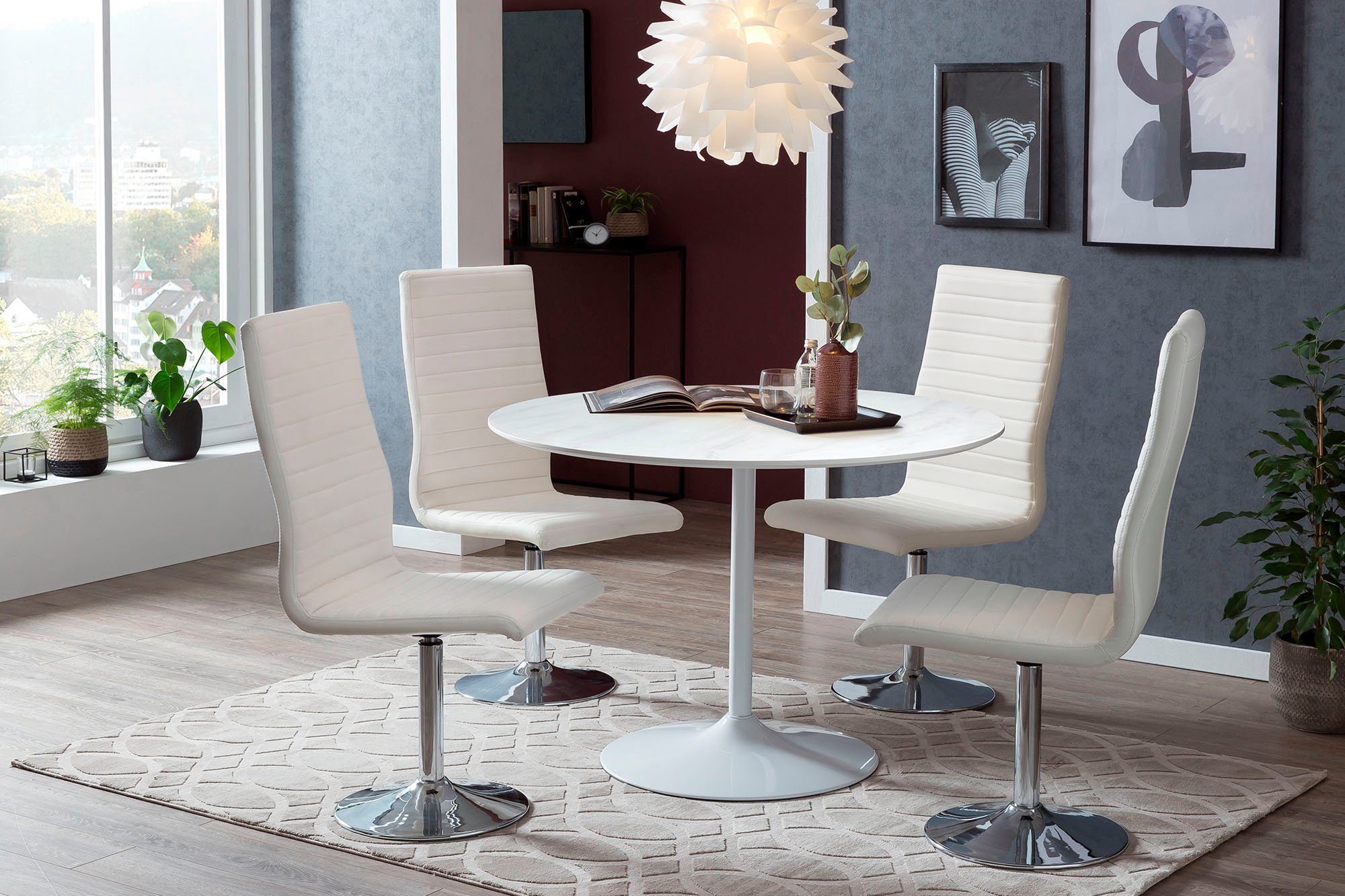 SalesFever Bistrotisch Bistrotisch im charmanten Stil, Eleganz trifft Funkt günstig online kaufen