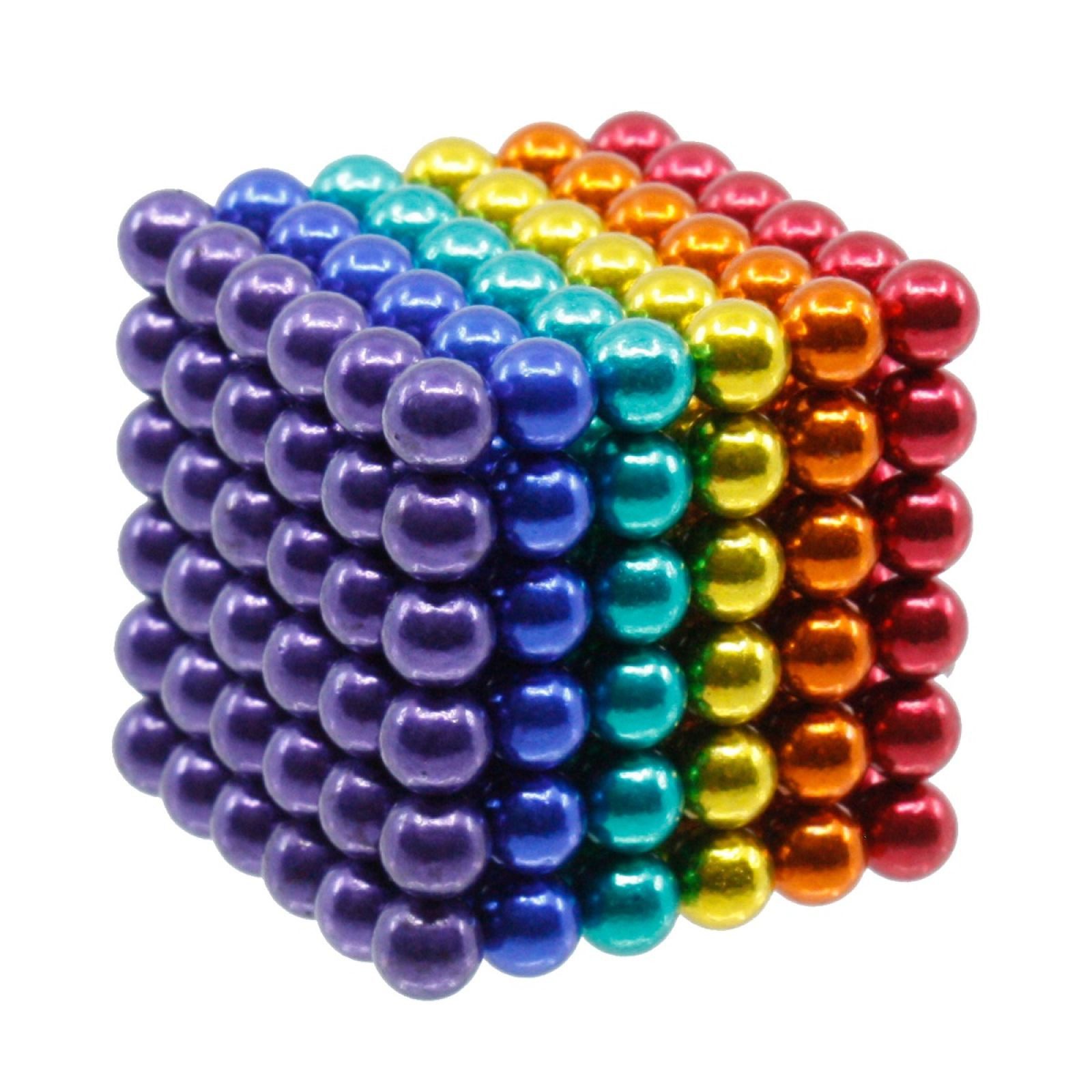 FurniSafe FurniSafe Neocube 5 mm Magnetkugeln bunt Set mit 216 Kugeln Magnetspielbausteine