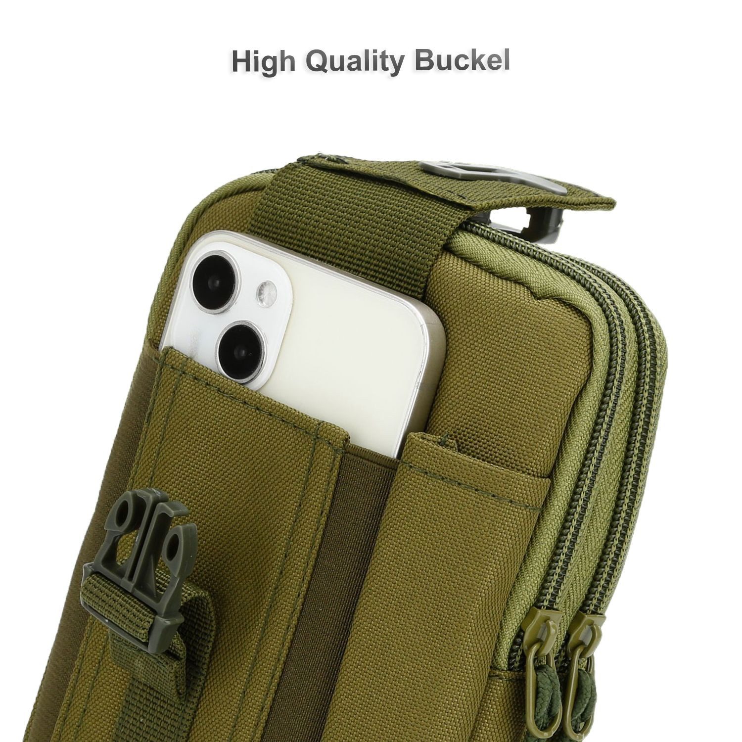 Cadorabo Handytasche für Samsung Galaxy S24 ULTRA (1-tlg), Hülle mit Schultergurt Handyhalter Militär Gürteltasche Hüfttasche