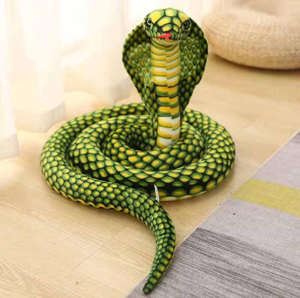 Tinisu Plüschfigur Kobra Schlange XXL Kuscheltier günstig online kaufen