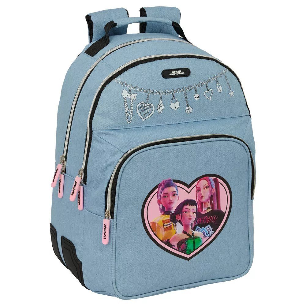 KPop Demon Hunters Kinderrucksack K-pop Demon Hunters Denim Dreams Schultasche, Tasche 42 cm (1-tlg)