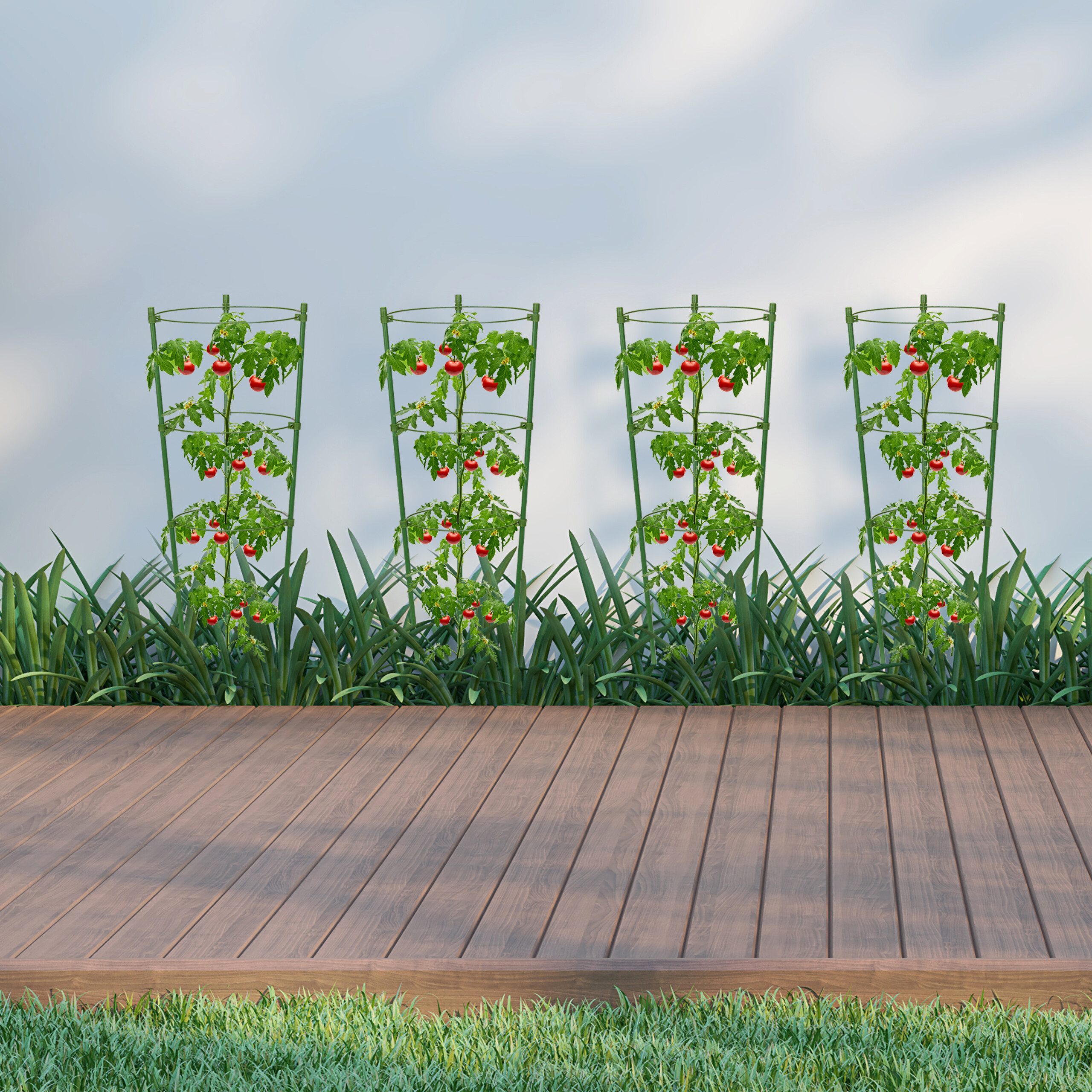 relaxdays Rankhilfe 45 cm 6er Set günstig online kaufen
