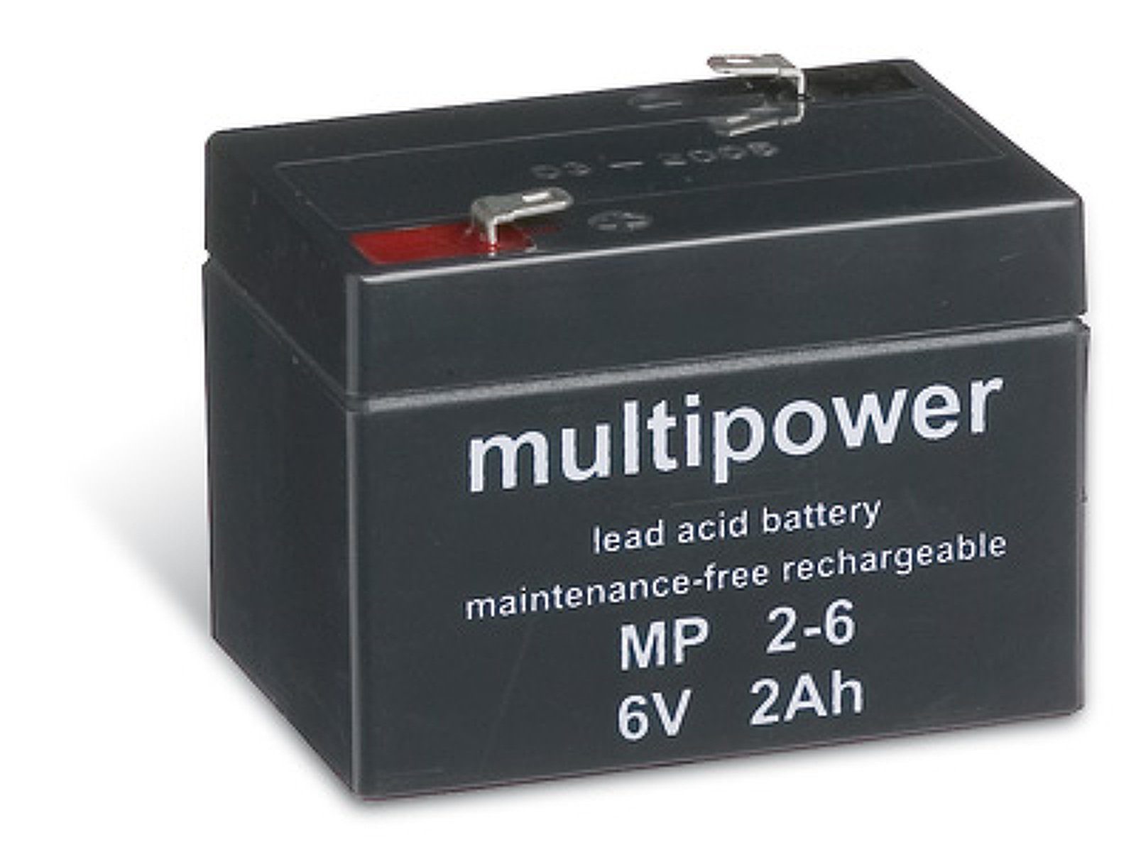 Powery Powery mAh 2000 Bleiakku V) (6 Bleiakkus (multipower) MP2-6