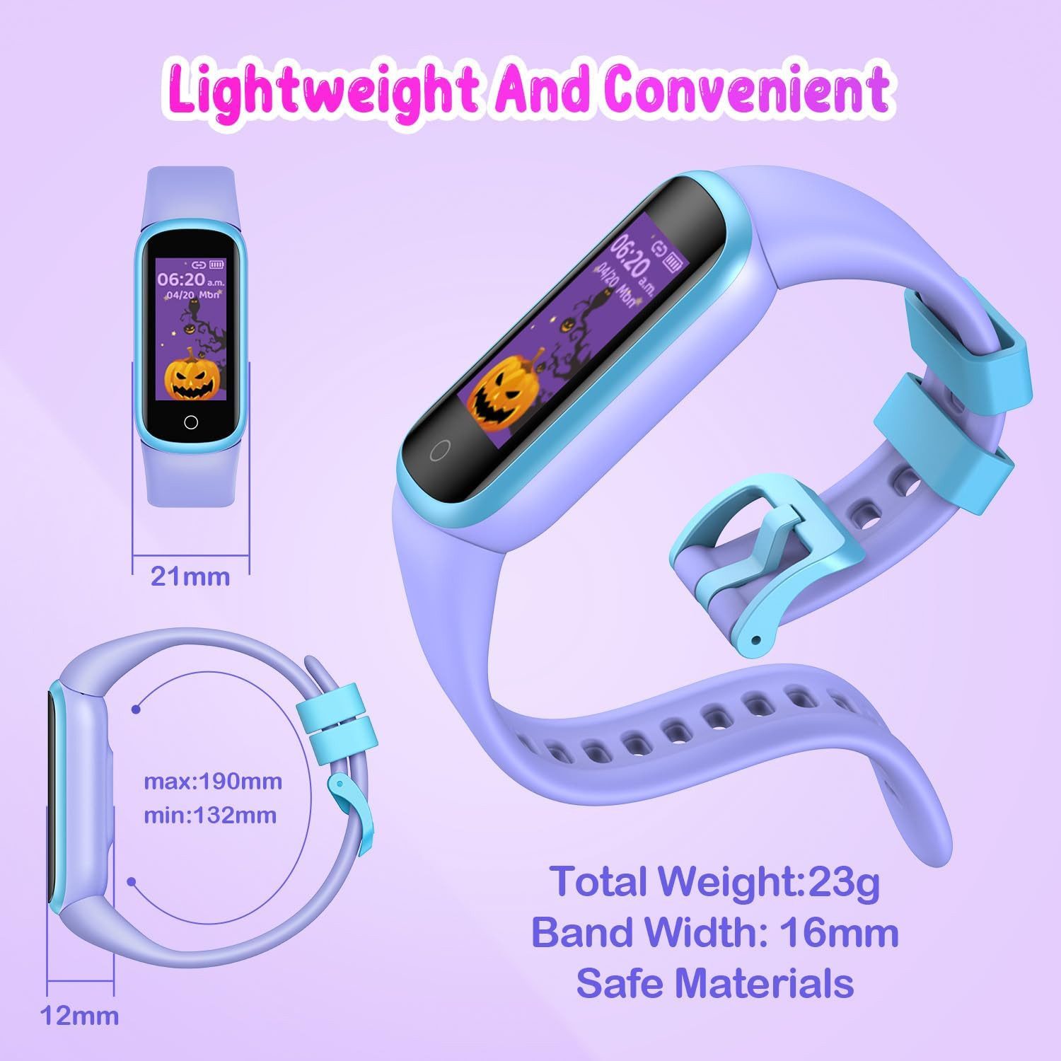 Motsfit Smartwatch (2,4 cm, sim), Smartwatch Kinder mit Fitnessfunktionen und Pulsmessung wasserdicht