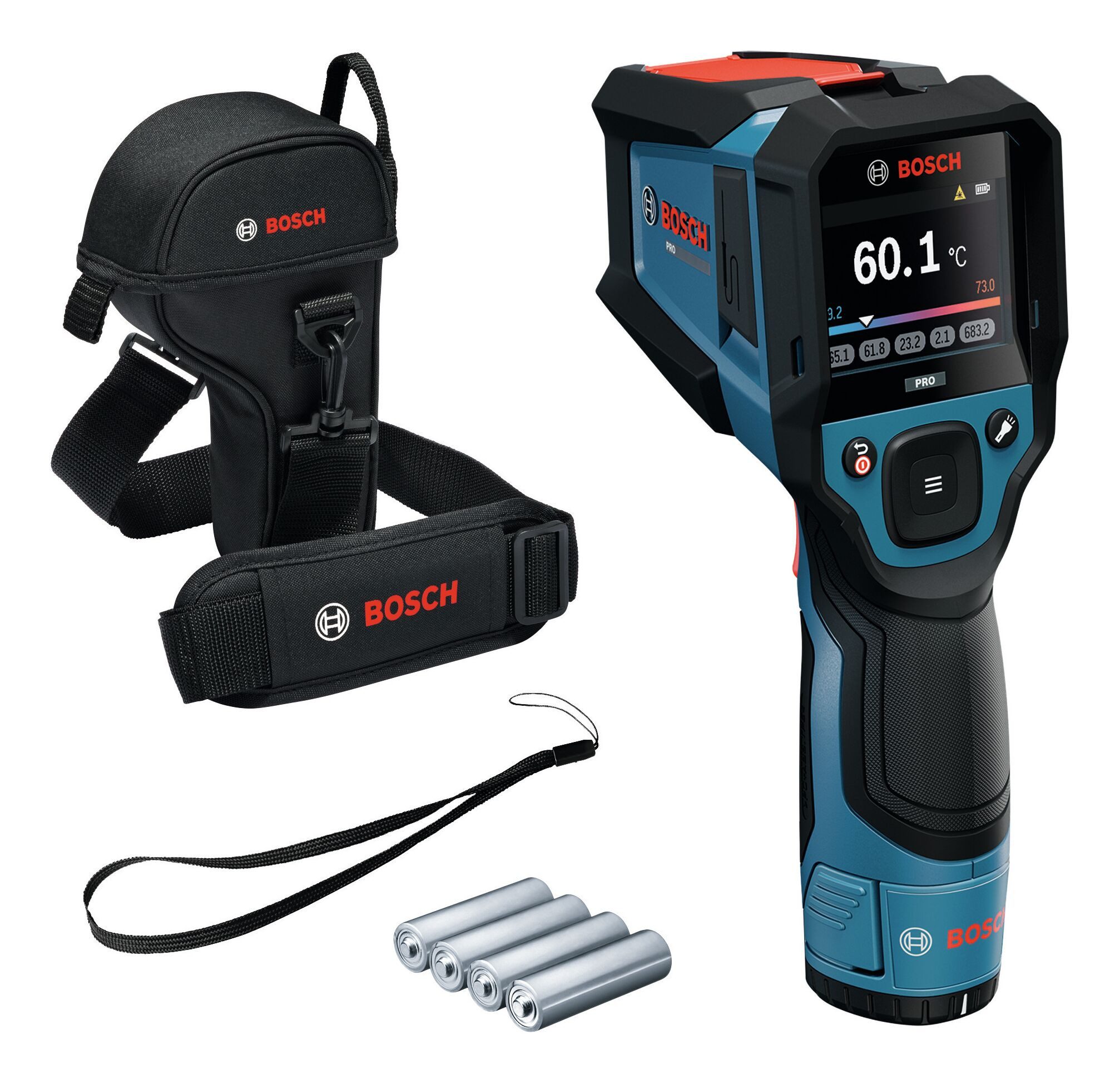 BOSCH Wärmebildkamera GIS 12V-800-16, Thermodetektor Ohne Akku - in Werkzeugtasche