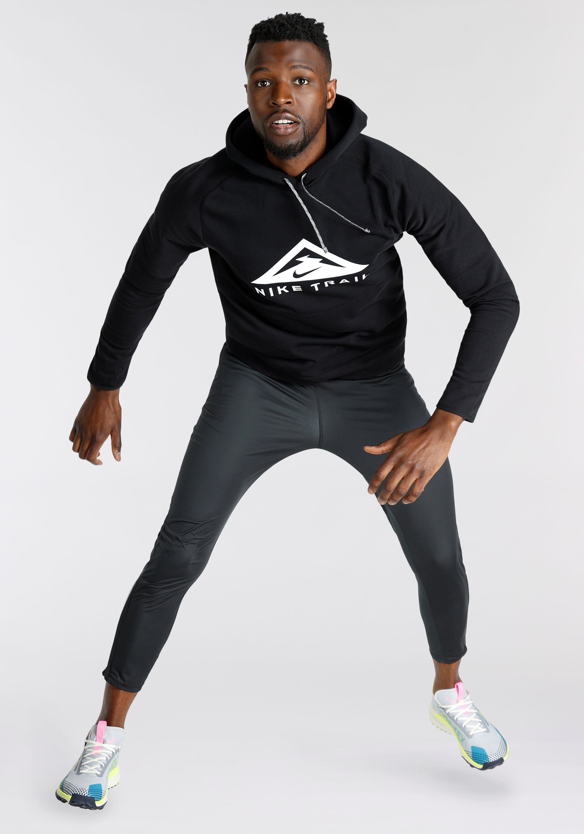 Nike Kapuzensweatshirt DRI-FIT TRAIL PULLOVER TRAIL RUNNING MEN'S BLACK/BLACK/WHITE HOODIE MAGIC HOUR
