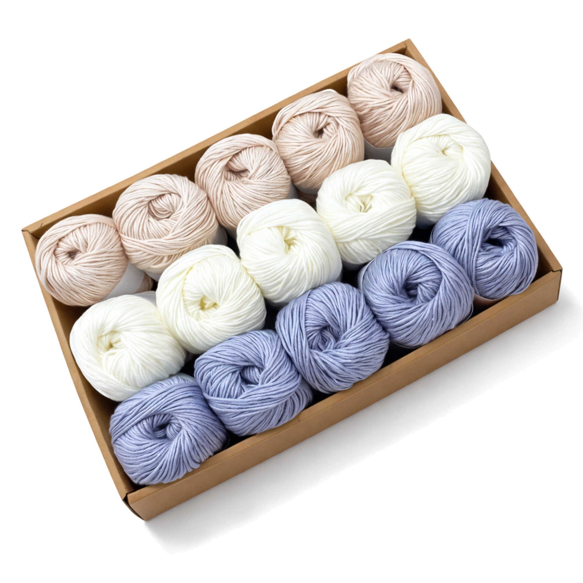 INDIGOS UG 15 Stück 750g Garn Seide-Kaschmir-Wollgarn für Handstricken & Häkeln Häkelwolle, Seiden-Kaschmir-Wollgarn