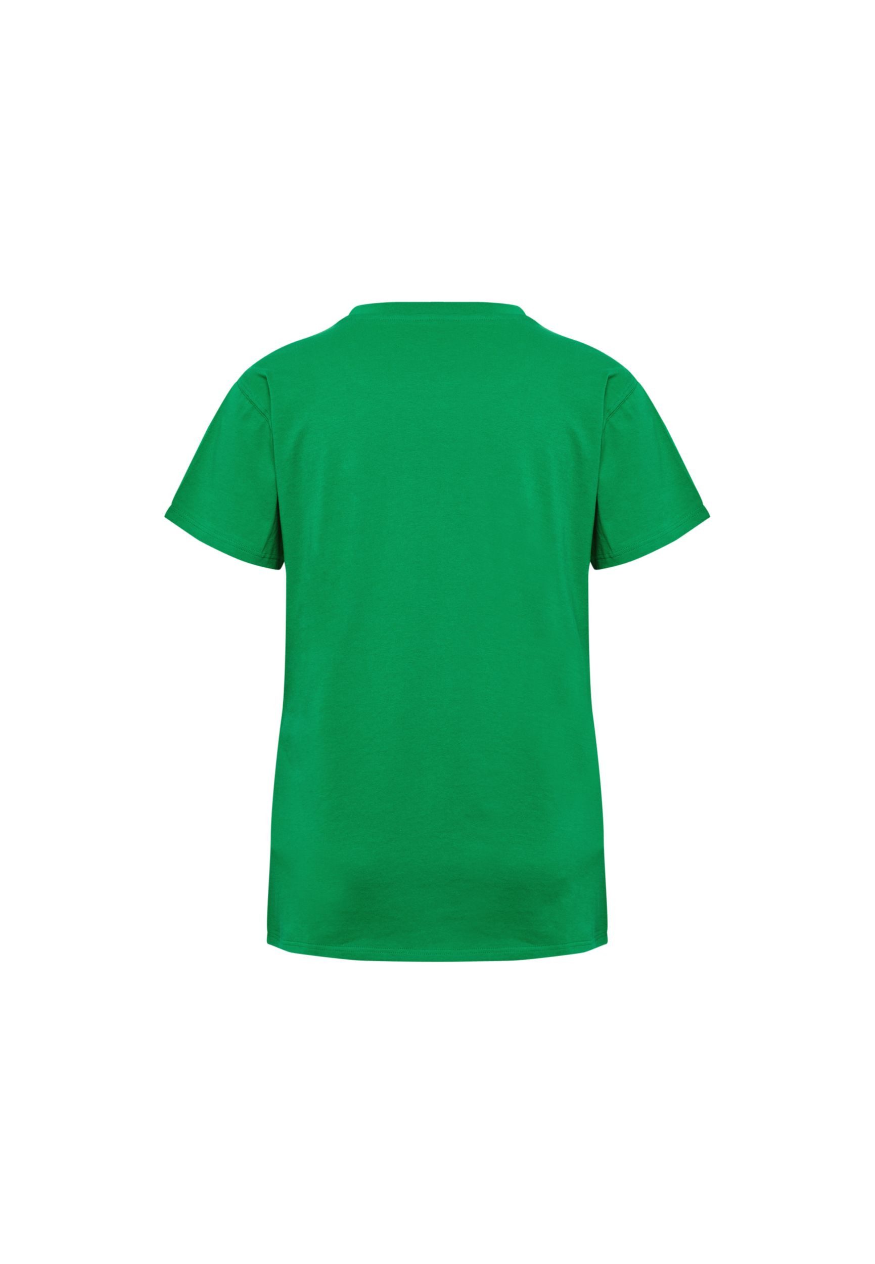 hummel T-Shirt Rundhalsausschnitt gesticktes Logo Regular fit hmlGO 2.0 T-SHIRT S/S WOMAN