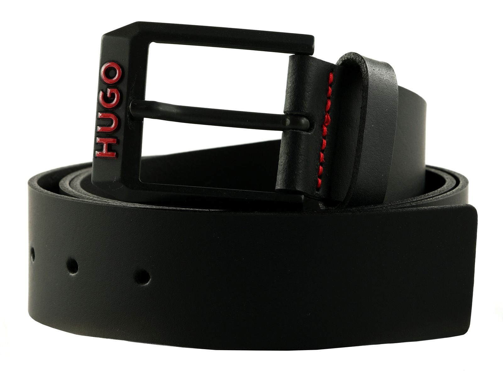 HUGO Ledergürtel Gelio B-Red Sz40 Belt aus echtem Leder günstig online kaufen