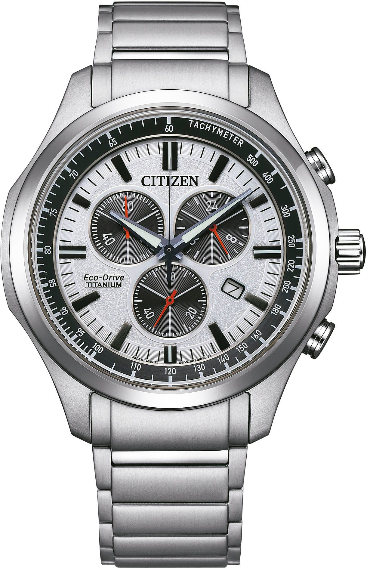 Citizen Chronograph AT2530-85A, Armbanduhr, Herrenuhr, Solar, Stoppfunktion