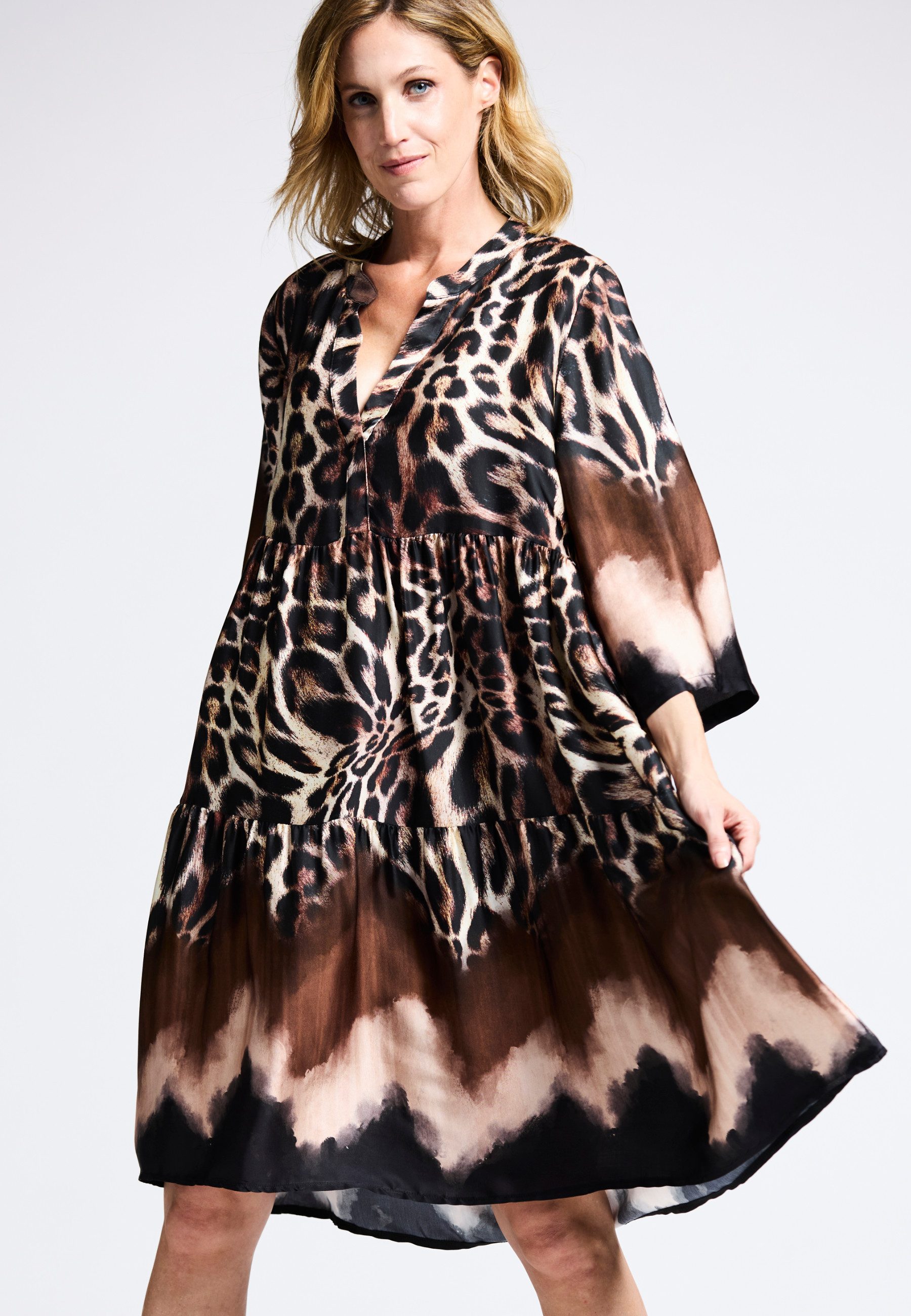 Andijamo-Fashion Tunikakleid WILD GLAM Bordure günstig online kaufen