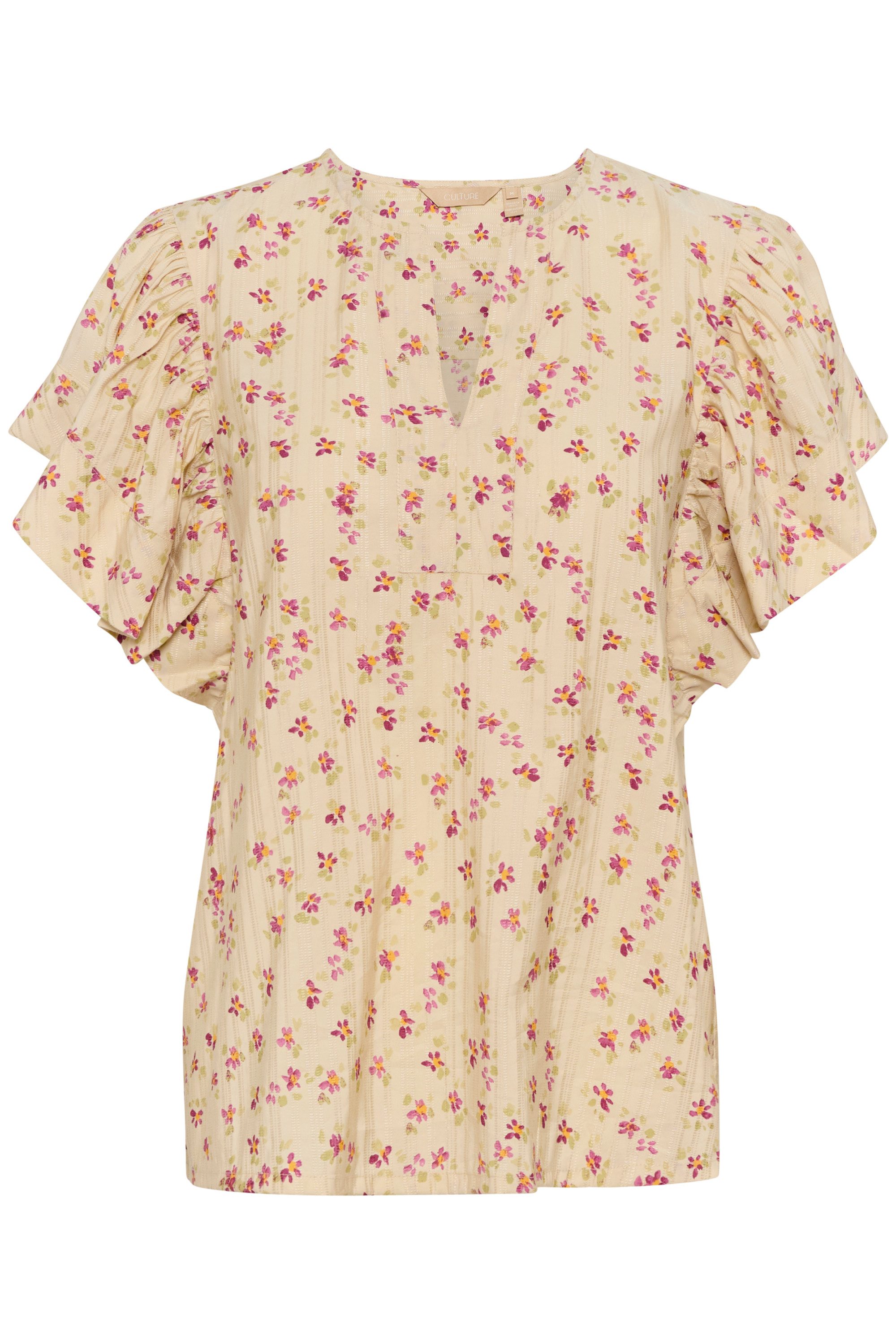Offwhite/Rosa Flower
