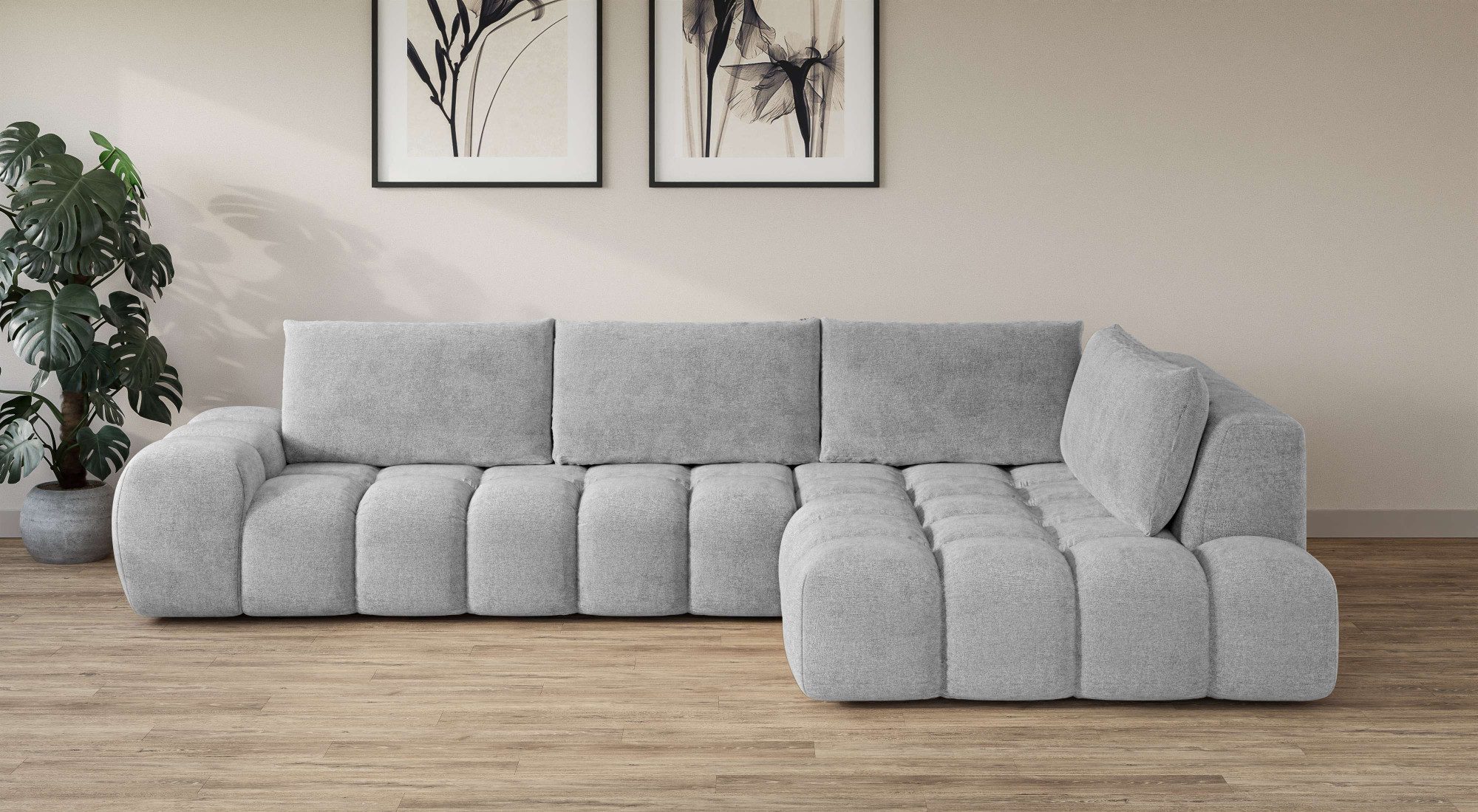 OTTO home Ecksofa AZITA klein, L-Form, elegant und bequem Designsofa in Bub günstig online kaufen