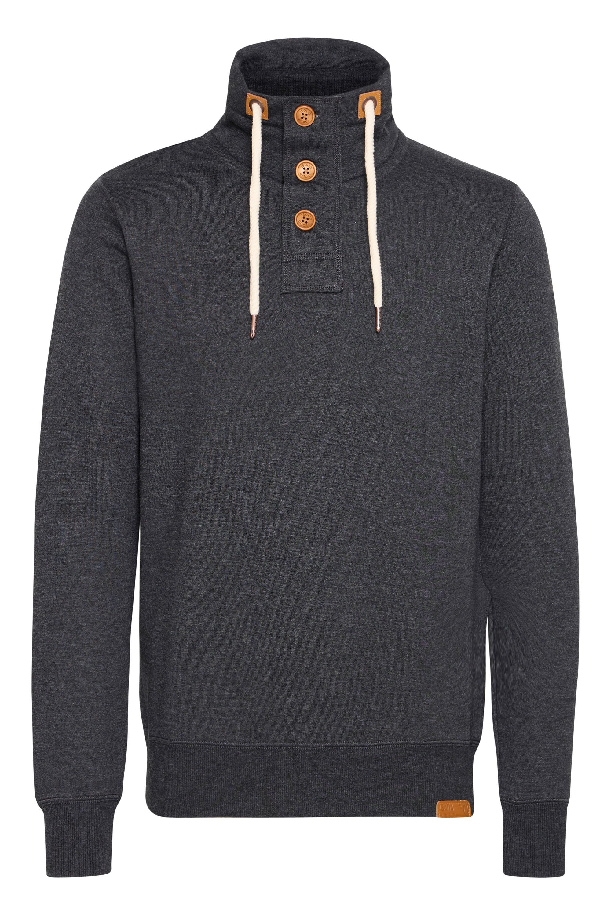 !Solid Stehkragenpullover SDTripTroyer Sweatpullover mit Knopfleiste günstig online kaufen