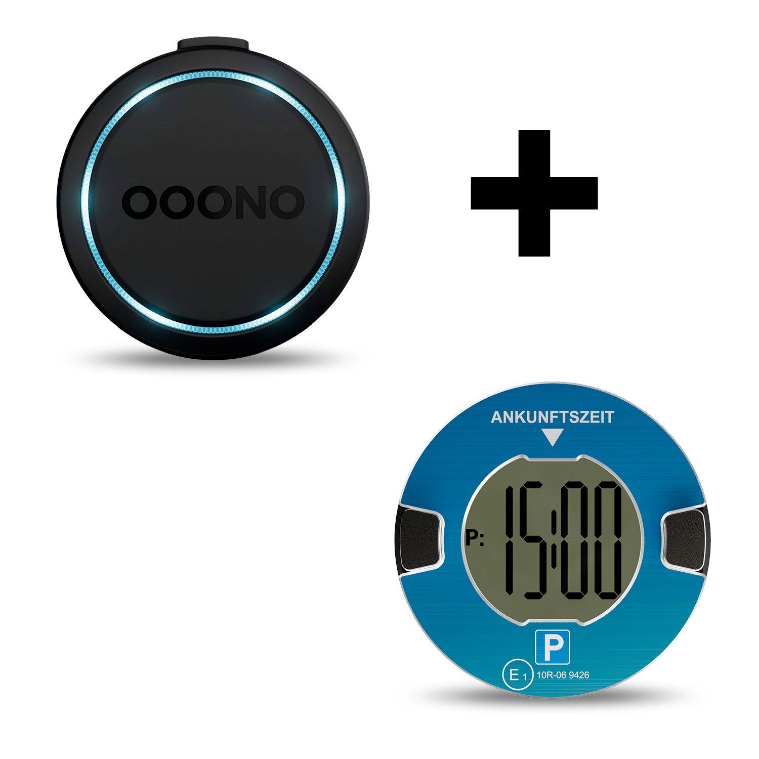 OOONO OOONO CO-Driver NO2Modell 2024 + Parkscheibe Digital Parkuhr Verkehrsalarm