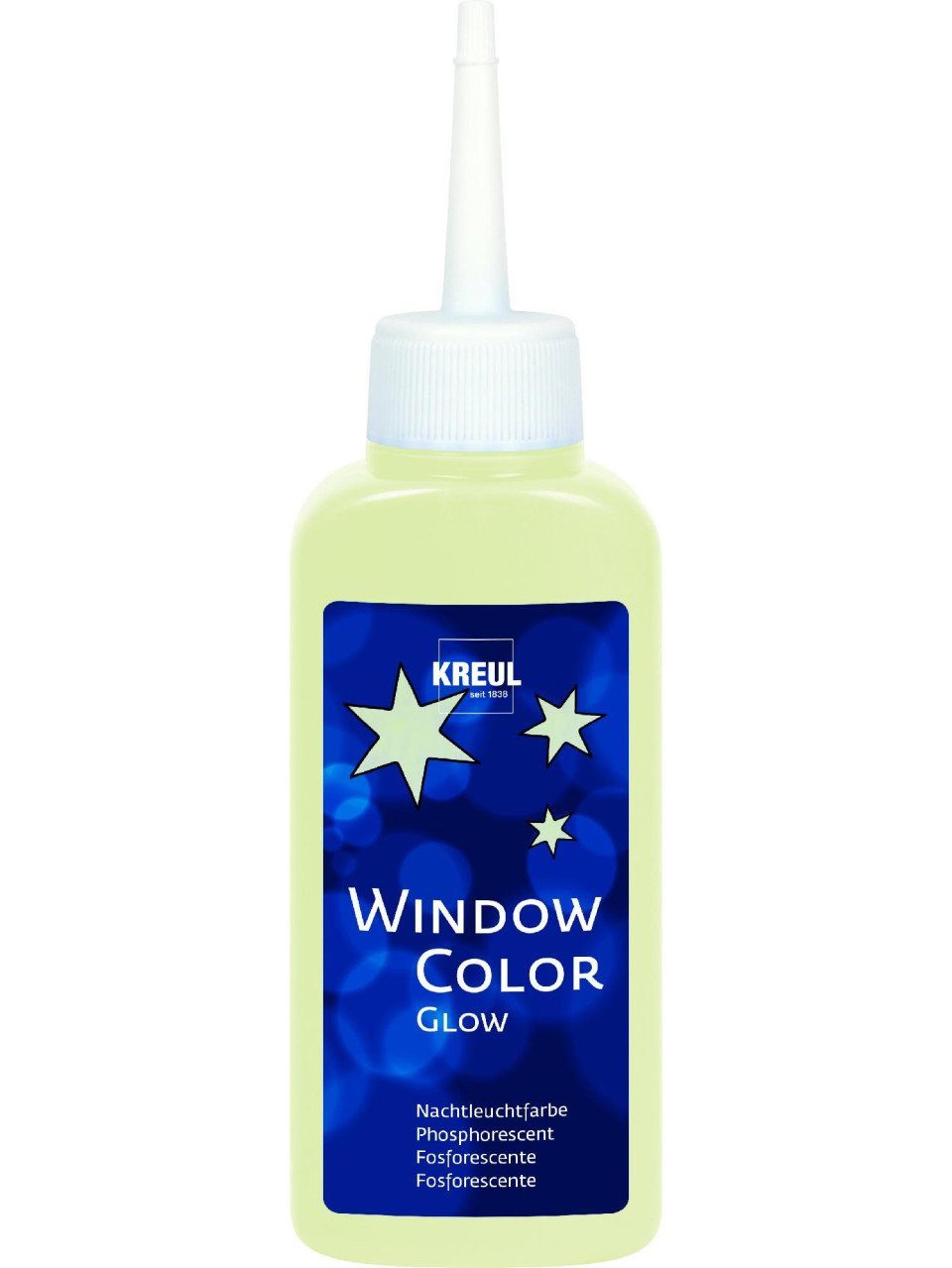 Bastelfarbe Kreul Window Color Nachtleuchtfarbe 80 ml