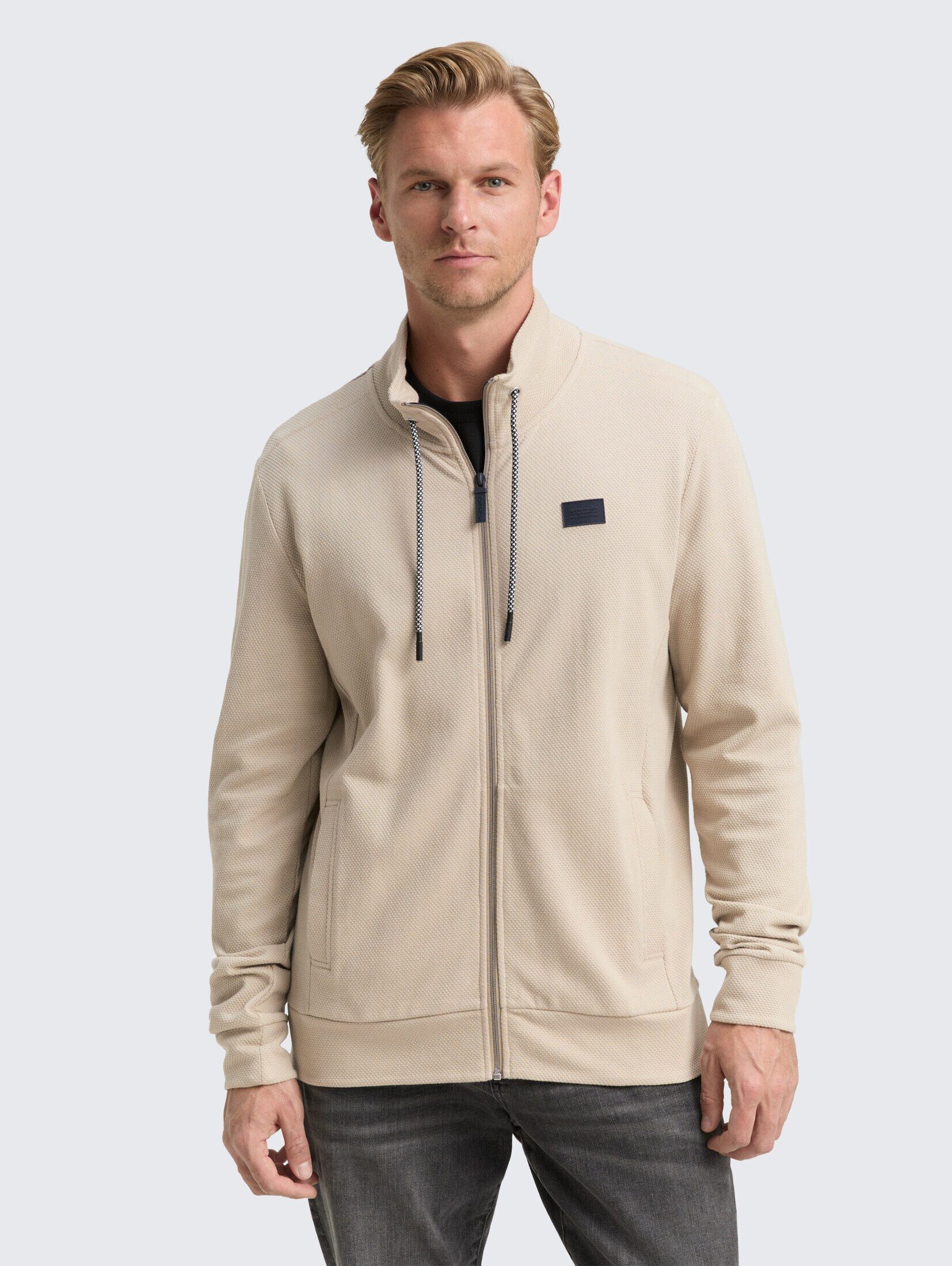 TOM TAILOR Langarmshirt Ultralight Sweatjacke mit günstig online kaufen