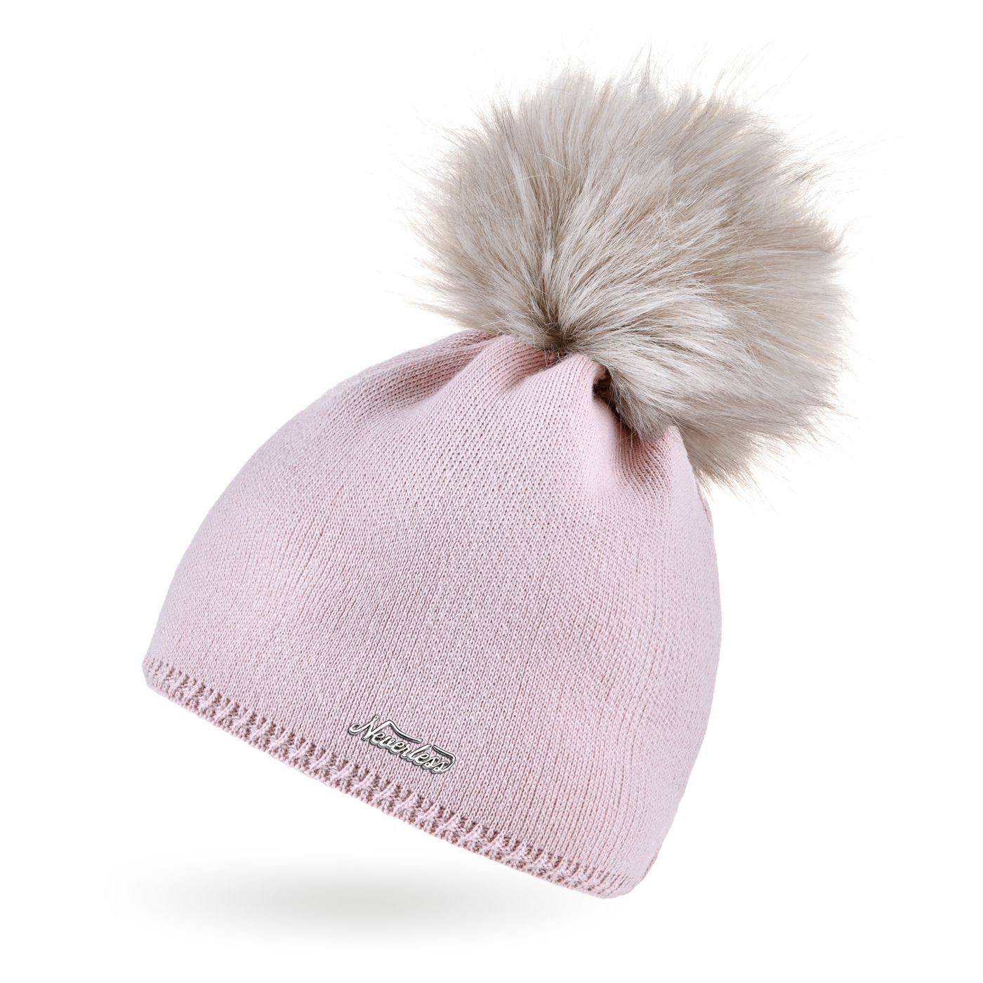 Neverless Bommelmütze Damen Strickmütze Strick-Beanie mit günstig online kaufen