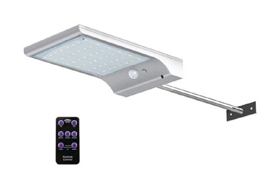 Onestyle LED Solarleuchte integriert, LED´s für m.48 Terasse u.Bewegungssensor, Solar LED den Beleuchtung Garten, Tageslichtweiß, LED fest
