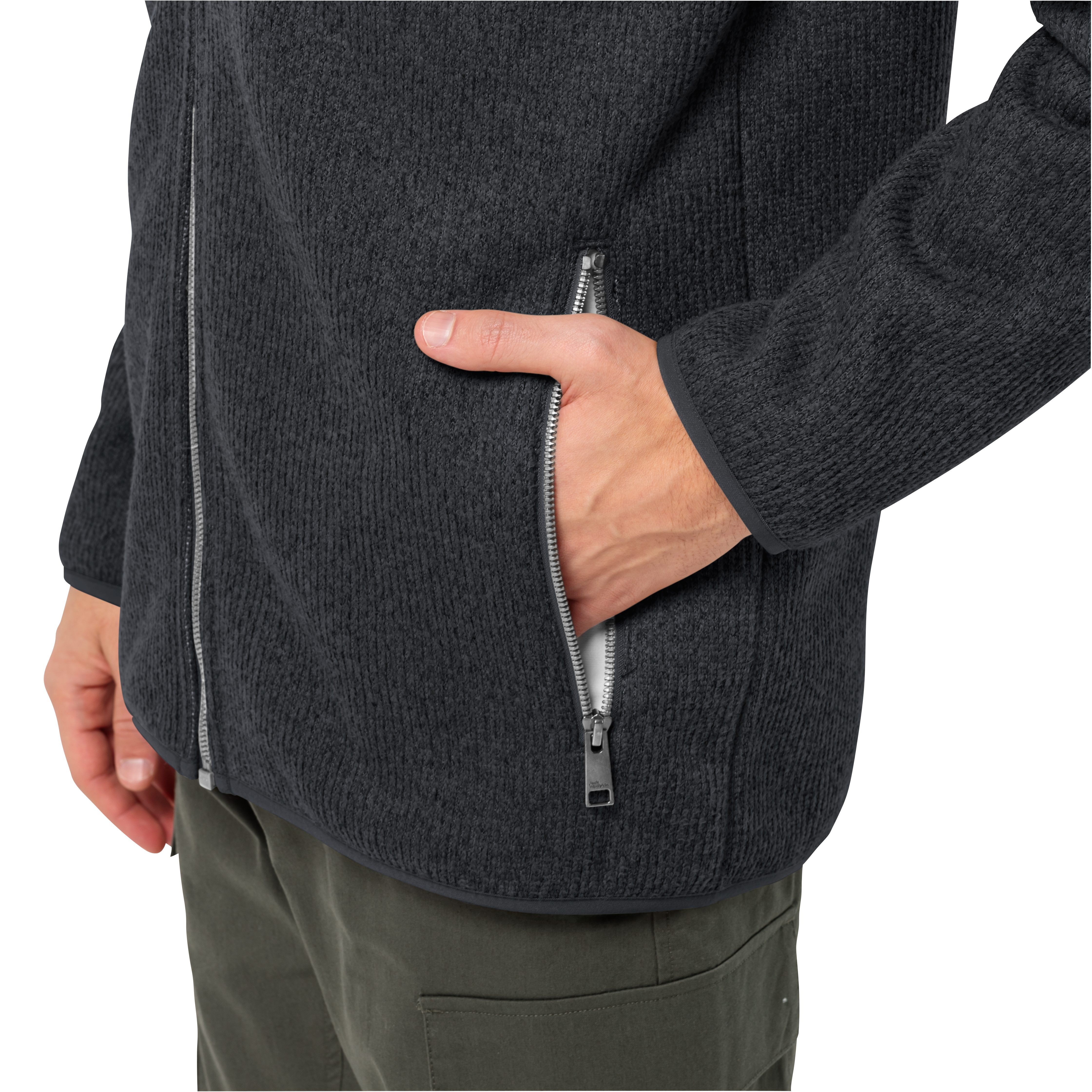 Jack Wolfskin Fleecejacke ROBSON FJORD JACKET Wärmend, winddicht, Übergangsjacke