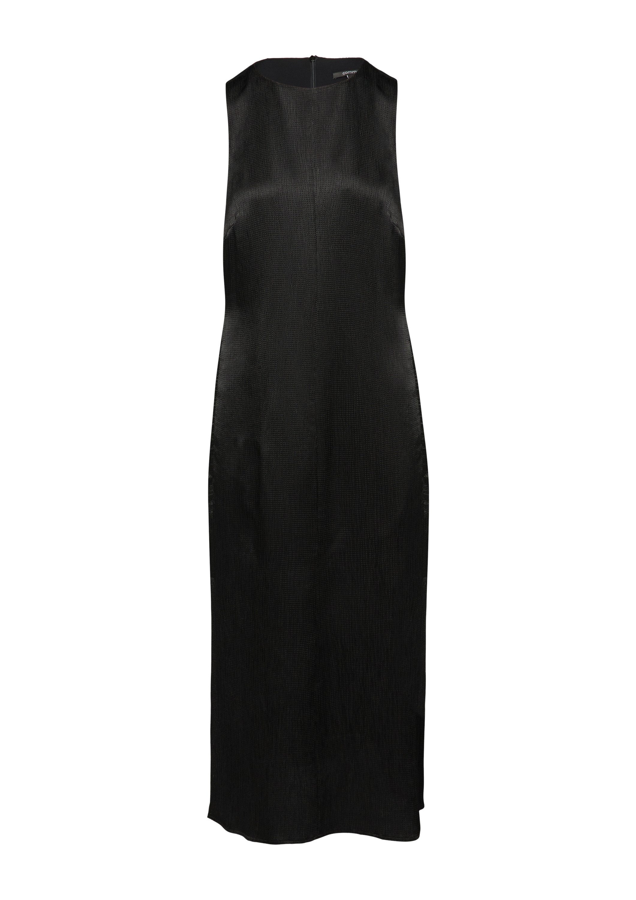 comma Maxikleid Kleid Kleid mit Crépestruktur und Schlitzen günstig online kaufen
