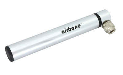 Airbone Fahrradpumpe Minipumpe Airbone ZT-705M AV, 150mm, silber, inkl. Halter