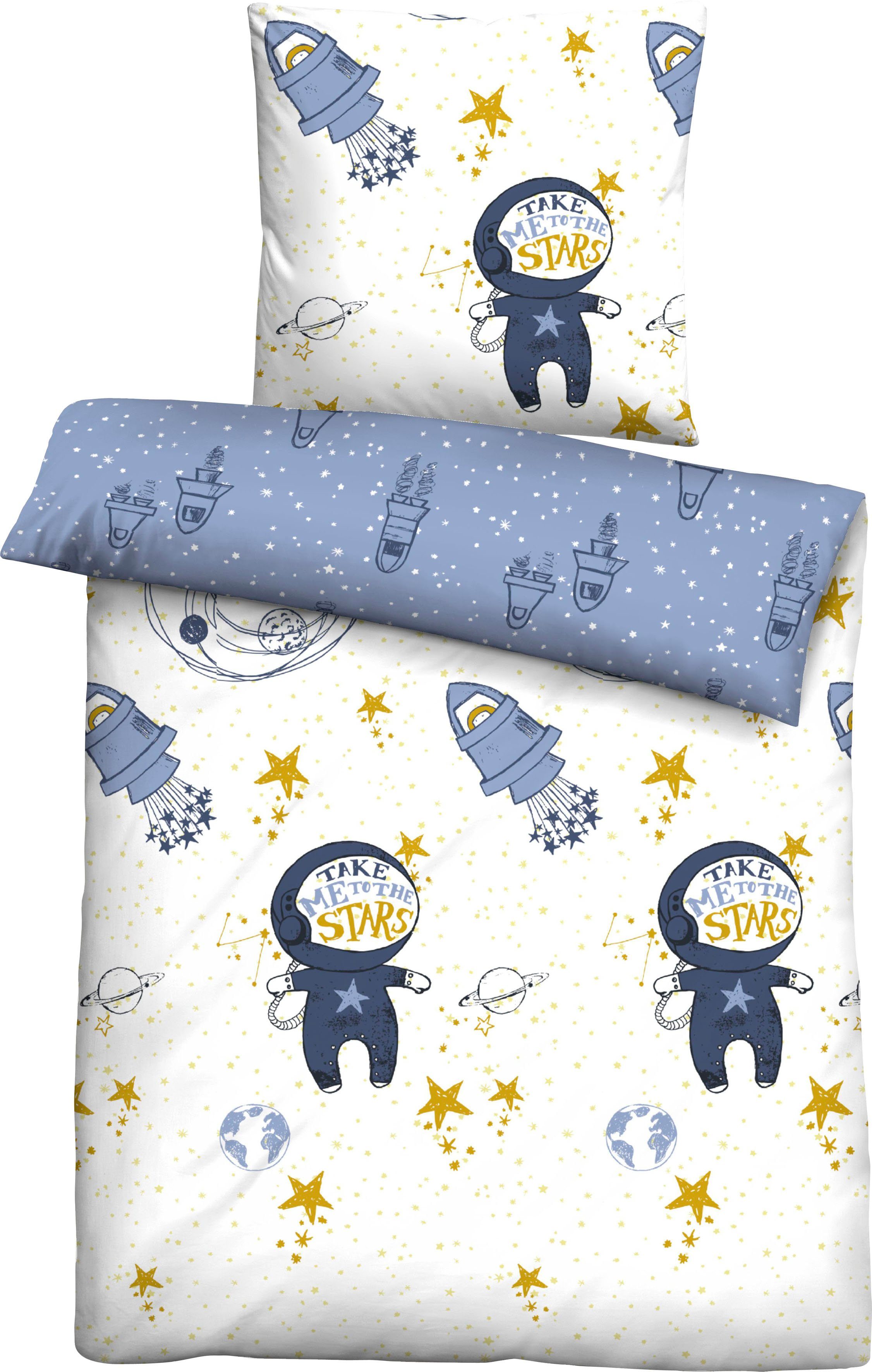 Biberna Kinderbettwäsche Julien in Gr. 100x135 oder 135x200 cm, für Kinder, günstig online kaufen