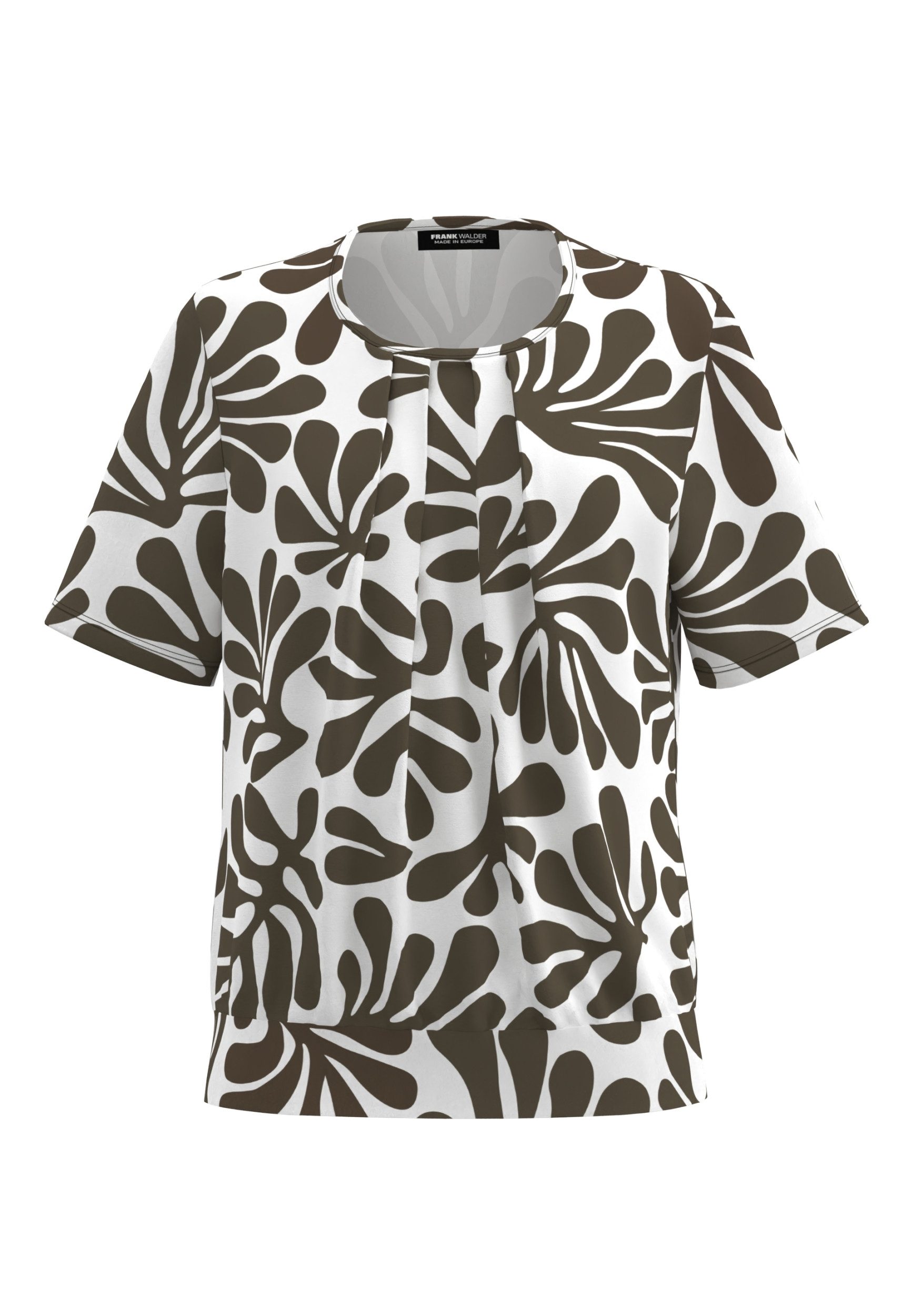 FRANK WALDER Kurzarmbluse - Bluse Damen - Blusenshirt - Shirtbluse