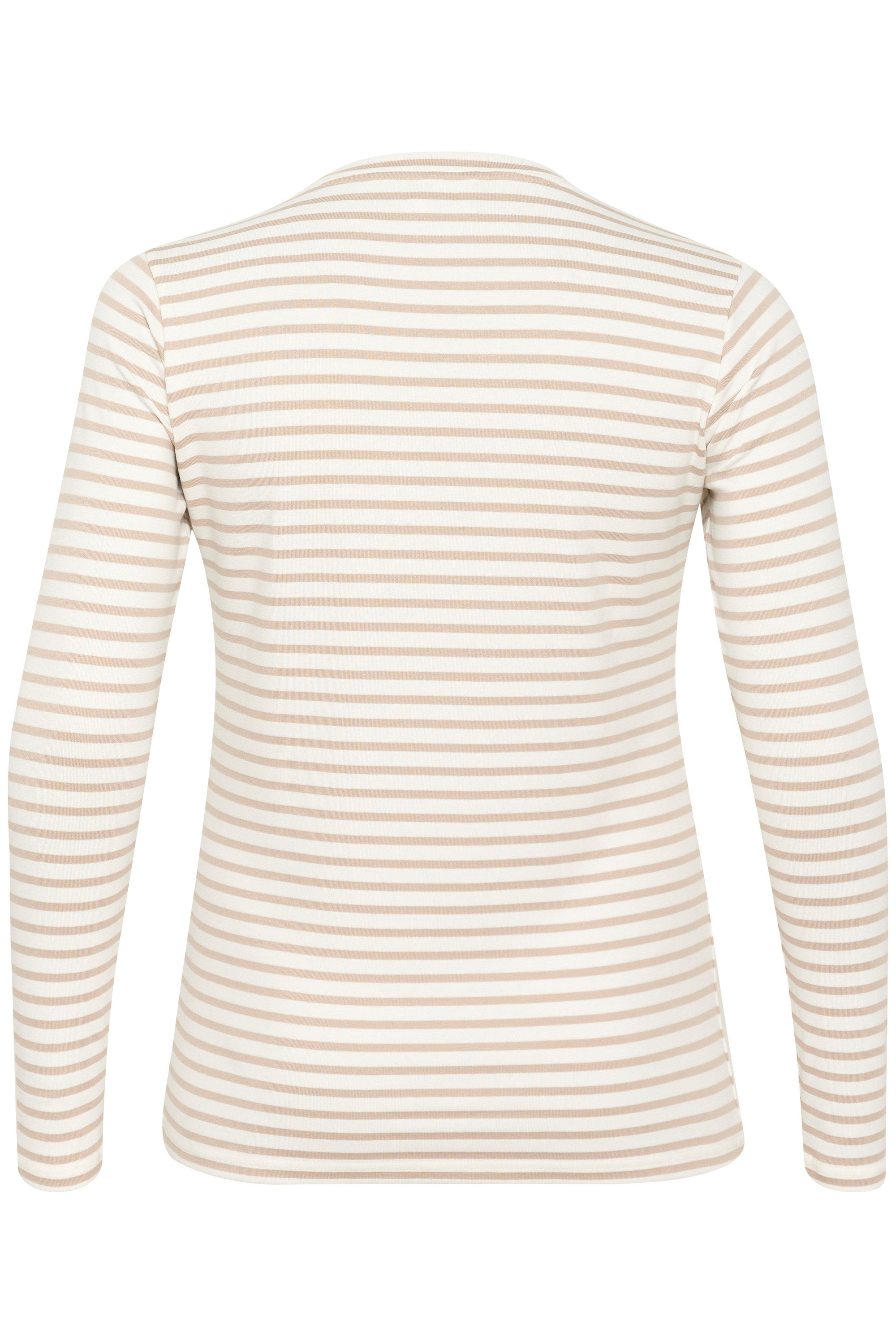 KAFFE Curve Langarmbluse Langarm-Shirt KClia Große günstig online kaufen