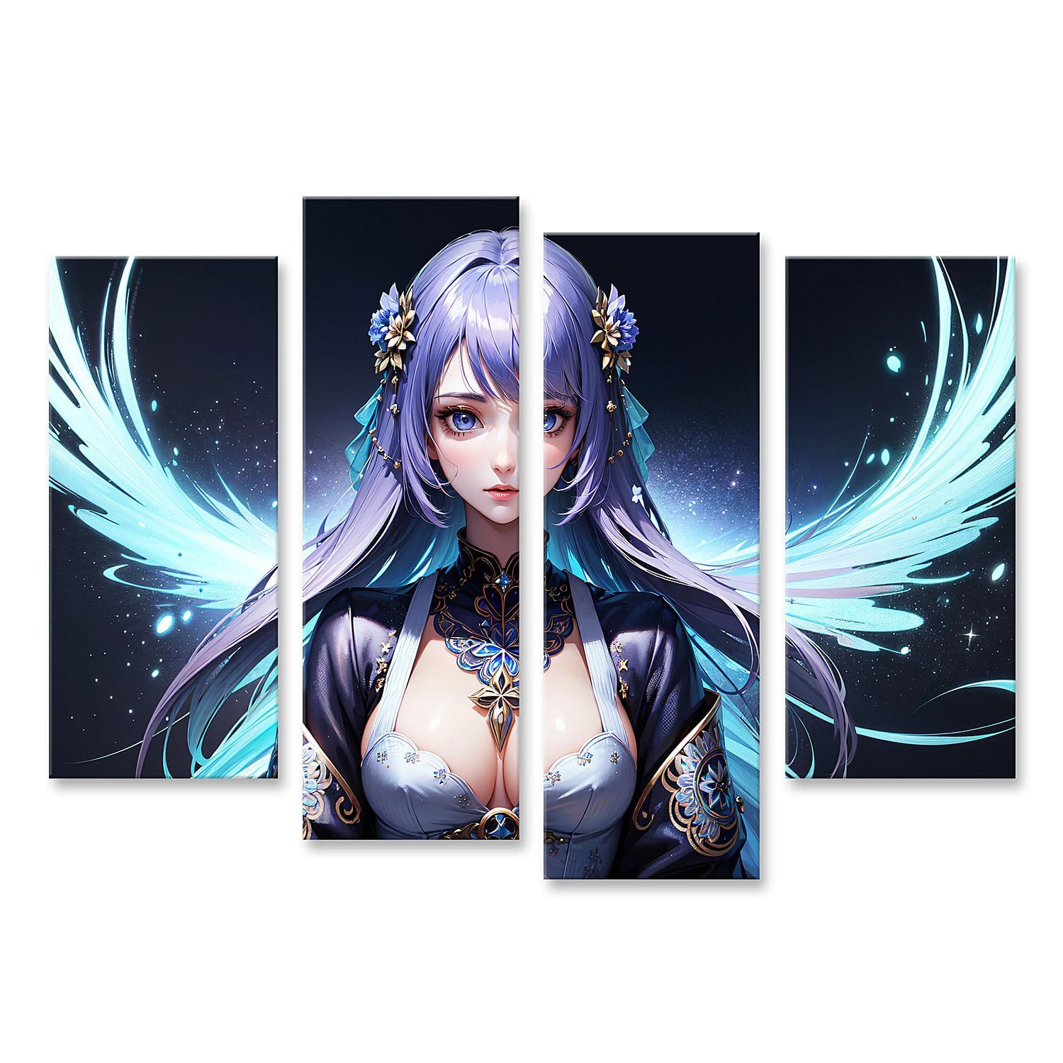 islandburner Leinwandbild Ästhetische Anime Kunst japanischer Stil schönes Mädchen Cosplay