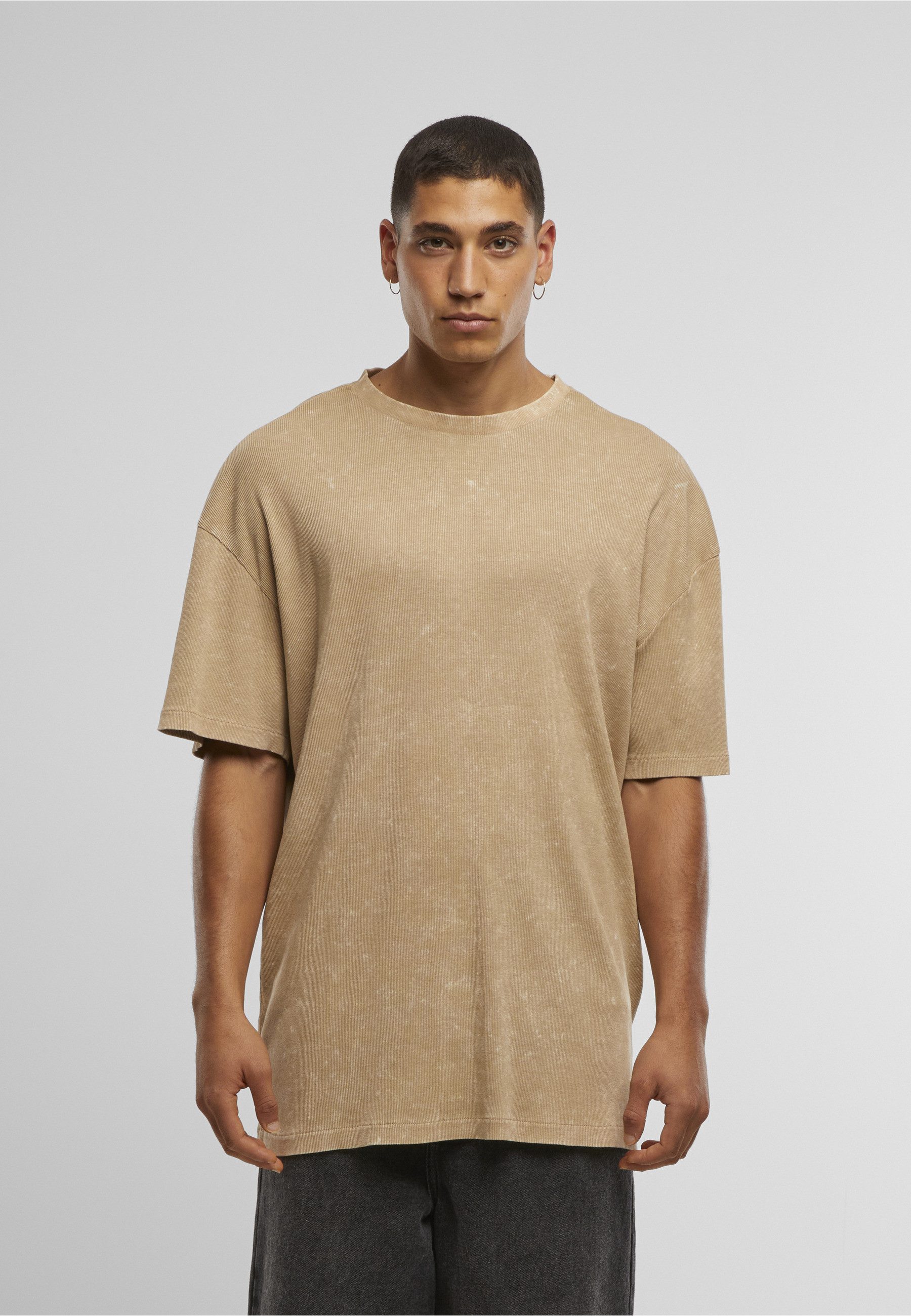 URBAN CLASSICS T-Shirt Urban Classics Washed Rib Tee (1-tlg) – Bild 5 von 5