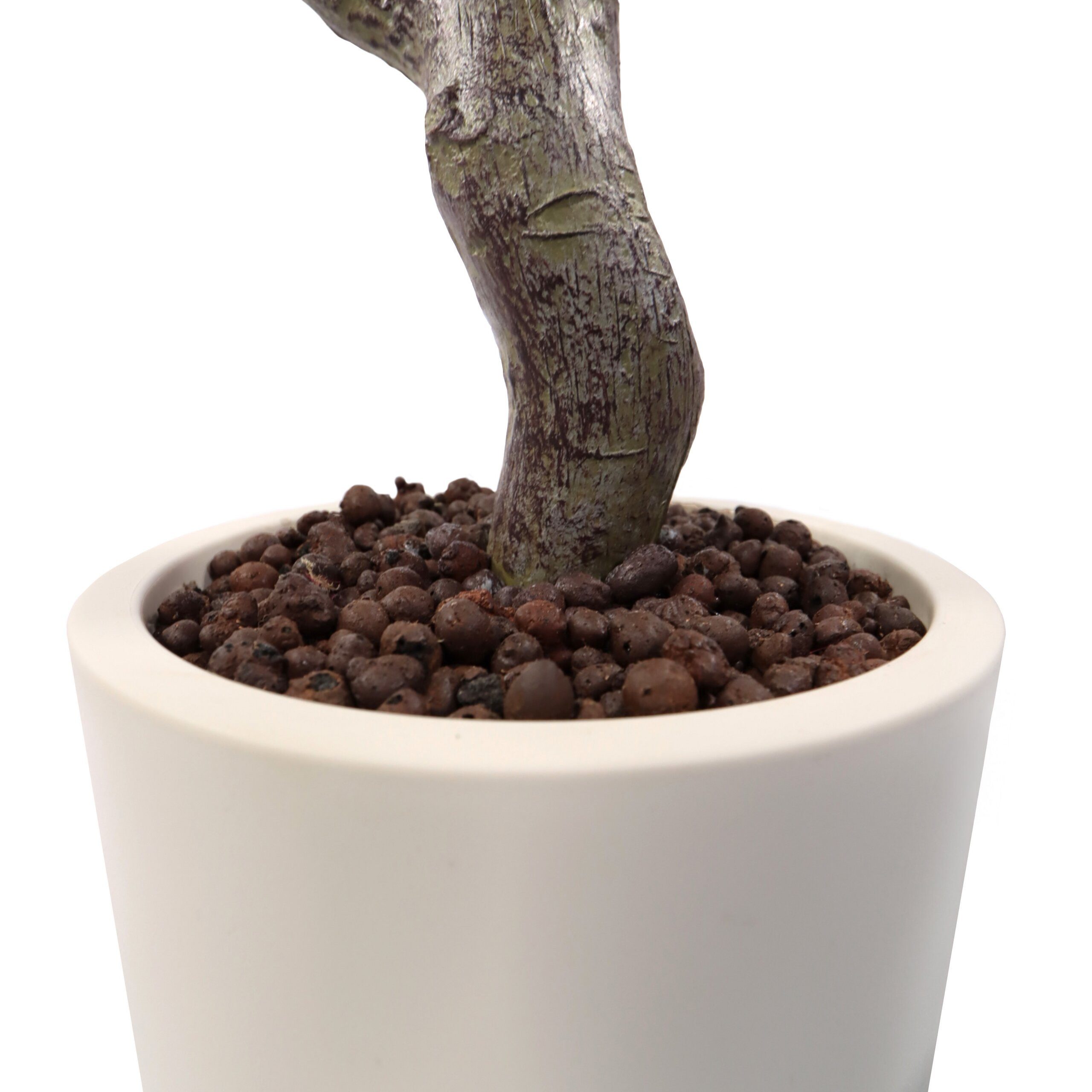 Kunstpflanze Garcinia Künstliche Pflanze im Topf Höhe 120.0 cm Mangostan, hjh OFFICE, Höhe 120.0 cm, Künstliche Pflanze Garcinia mangostana im Kunststoff-Topf