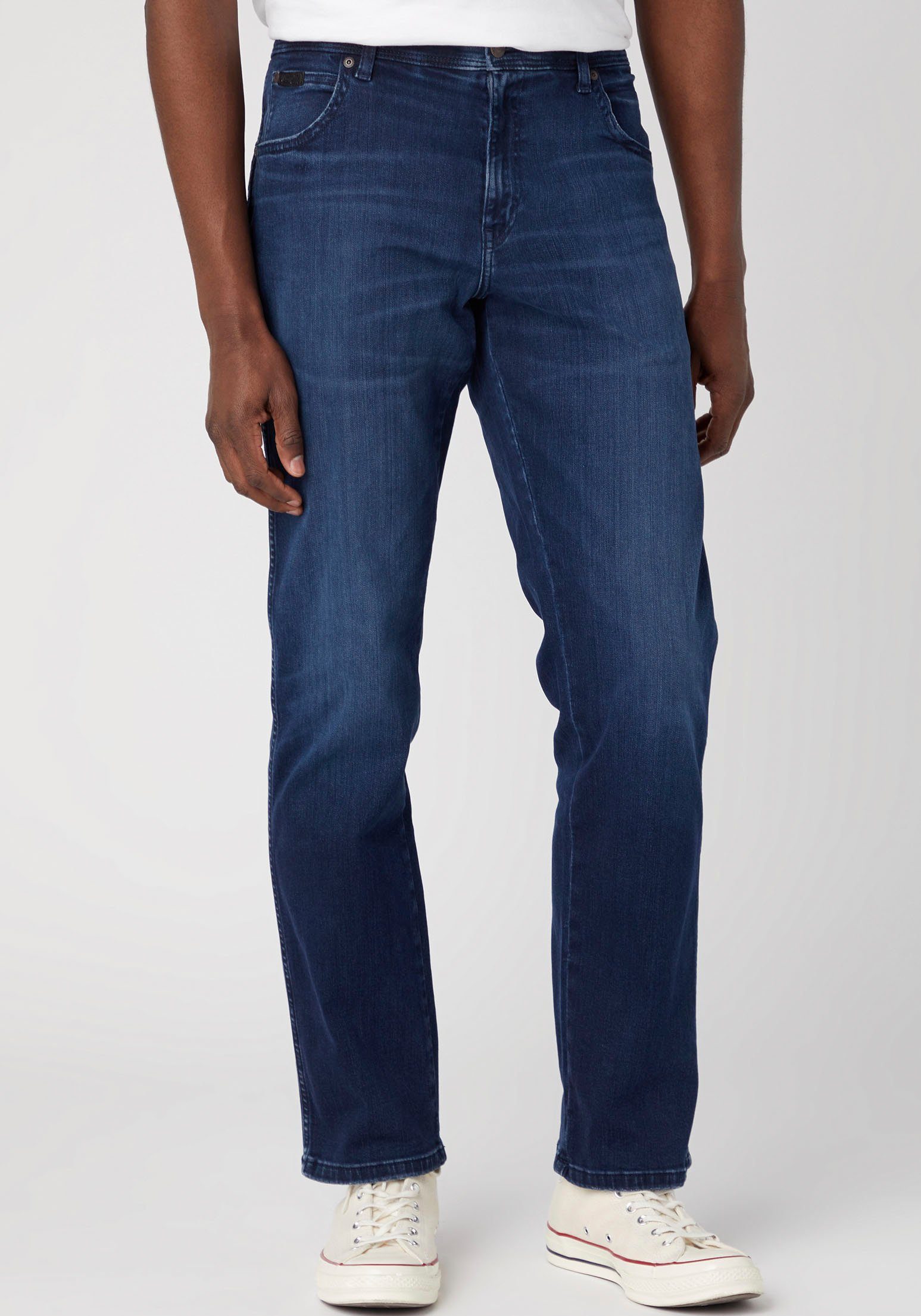 Texas Wrangler arm Gerade Jeans strong