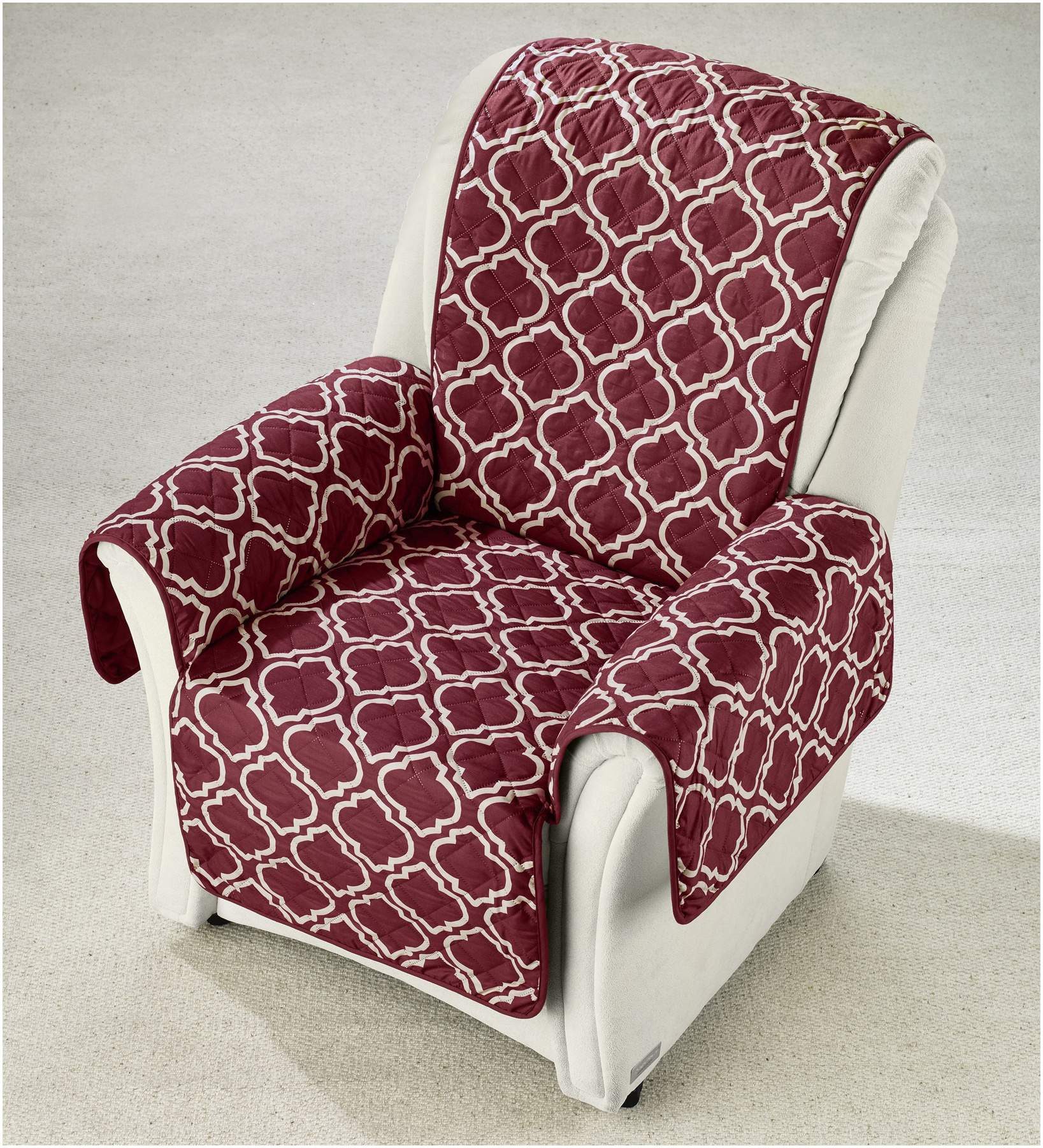 TRI International Sesselschoner Wende-Sesselschoner bordeaux Sesselüberwurf günstig online kaufen