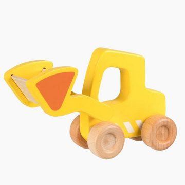 goki Spielzeug-Baumaschine Radlader, das erste Schiebefahrzeug eines Kindes