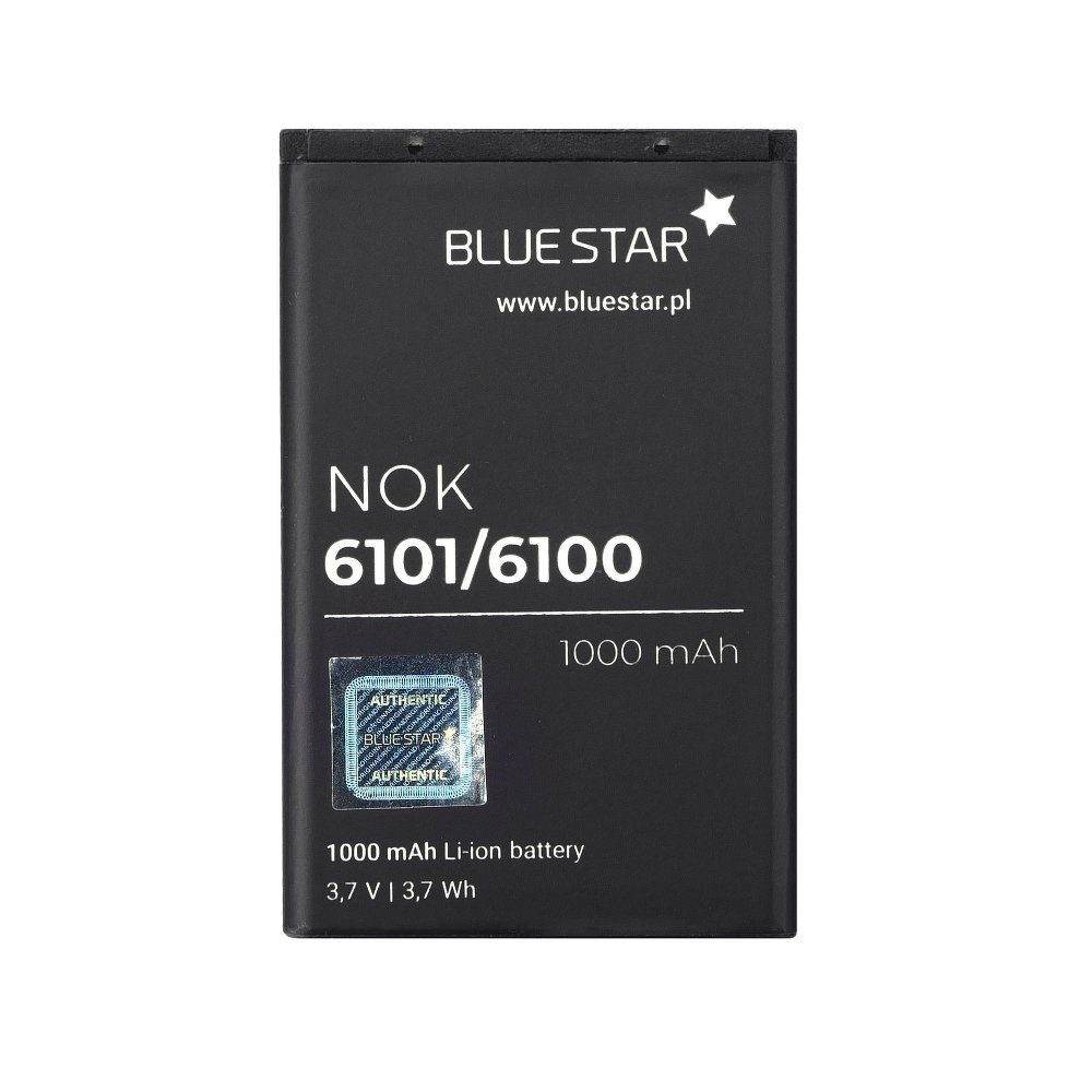BlueStar Bluestar Akku Ersatz kompatibel mit Nokia 2600 / 2650 / 3108 / 5100 1000 mAh Austausch Batterie Accu BL-4C Smartphone-Akku