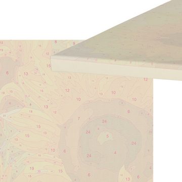 LA CUTE Malen nach Zahlen Malen nach Zahlen Set 40x50cm - Sonnenblume auf Leinwand (Malen nach Zahlen auf Leinwand Set, 1x Malen auf nach Zahlen auf Leinwand Komplettset), Hochwertiges Sonnenblume-Malen-nach-Zahlen: Einfach, entspannt