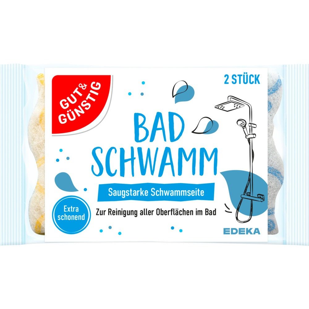 Gut & Günstig Reinigungsschwamm GUT&GÜNSTIG Saugschwamm