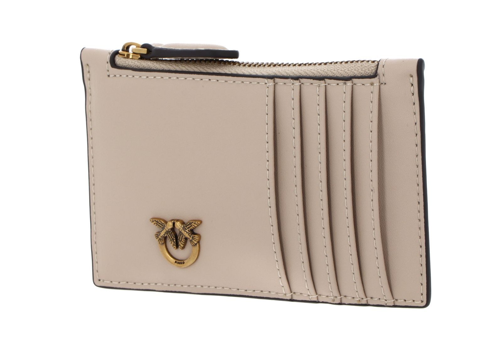 PINKO Kartenetui Cardholder, aus echtem Rindsleder