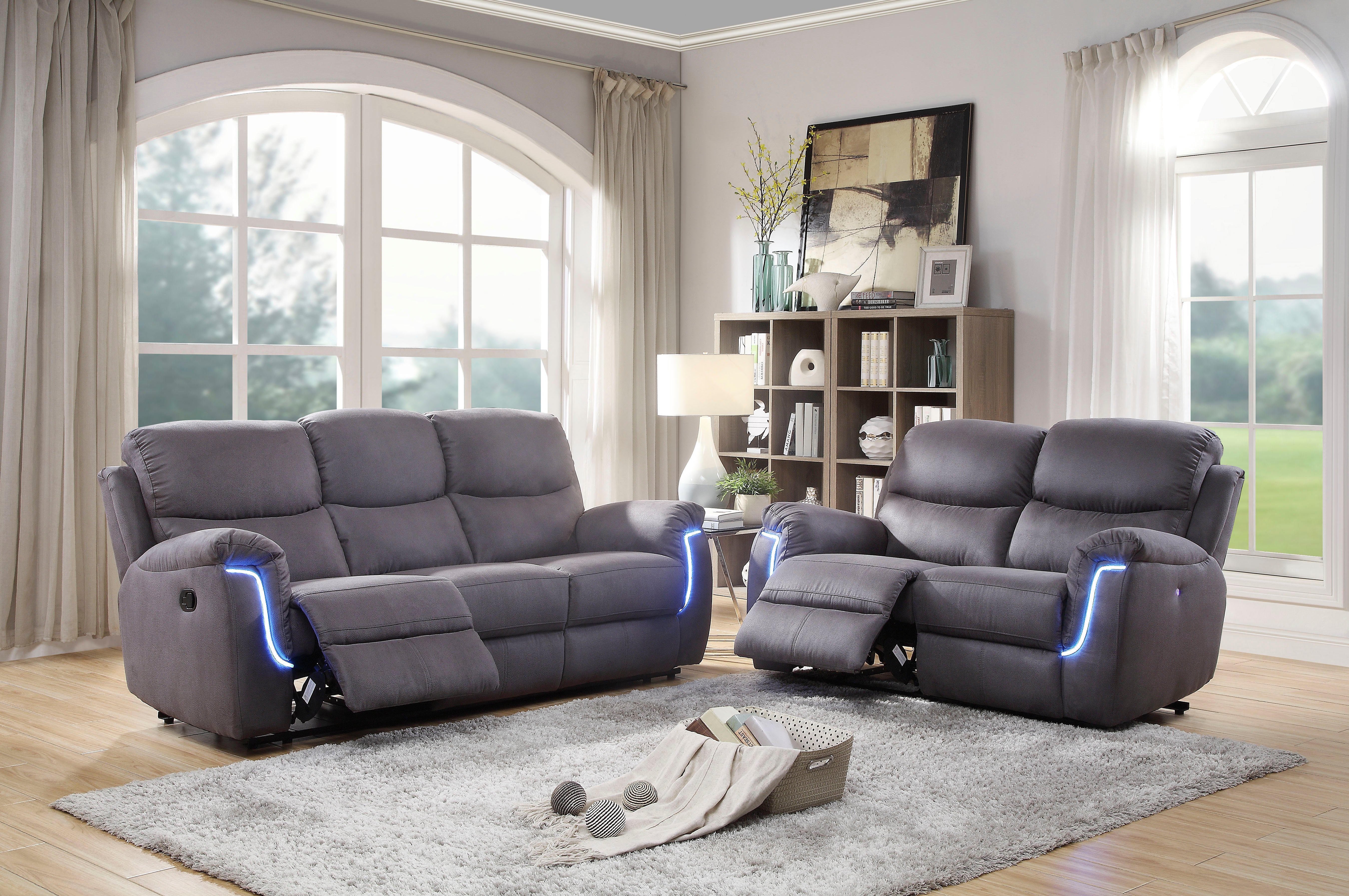 ATLANTIC home collection 3-Sitzer, mit LED Beleuchtung und Relaxfunktion  mit verstellbarem Fußteil online kaufen | OTTO