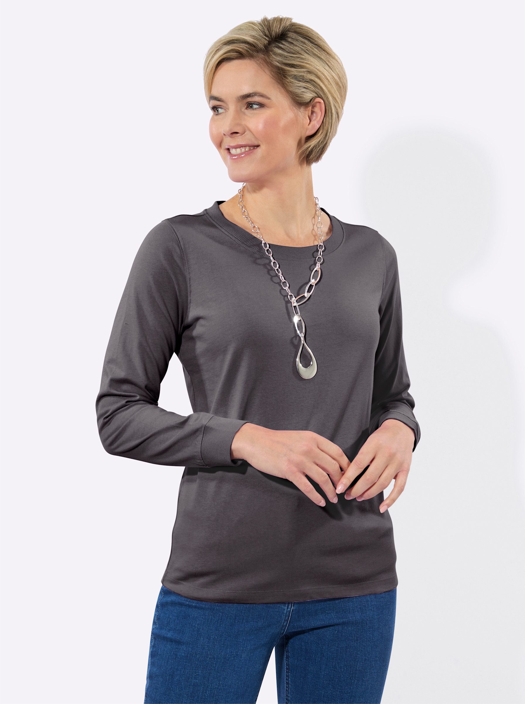 Witt T-Shirt Rundhals-Shirt Langarm (2-tlg)