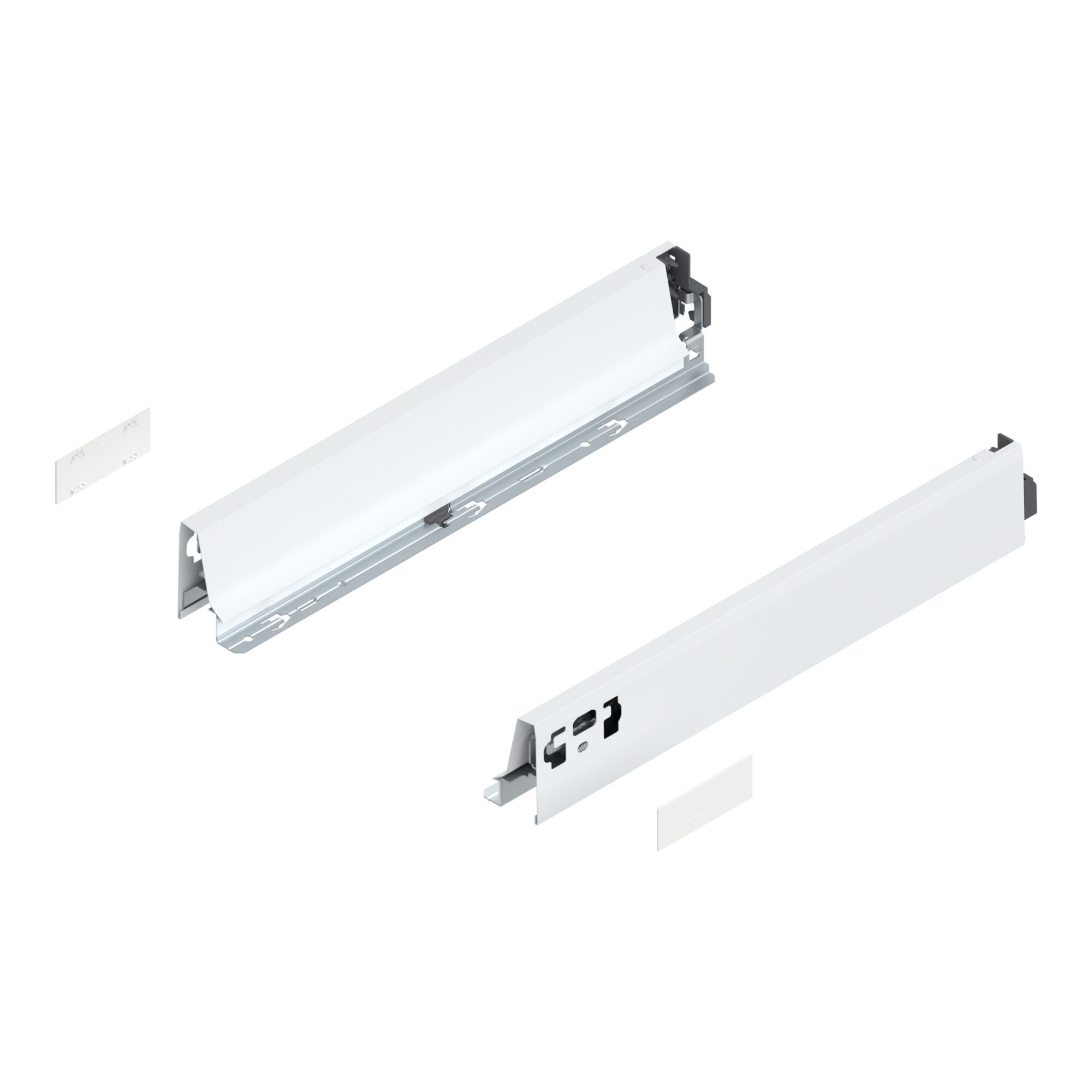 blum Teleskop-Vollauszug Blum TANDEMBOX Zarge, Höhe N 68 mm, NL 400 mm, links/rechts, für TANDE