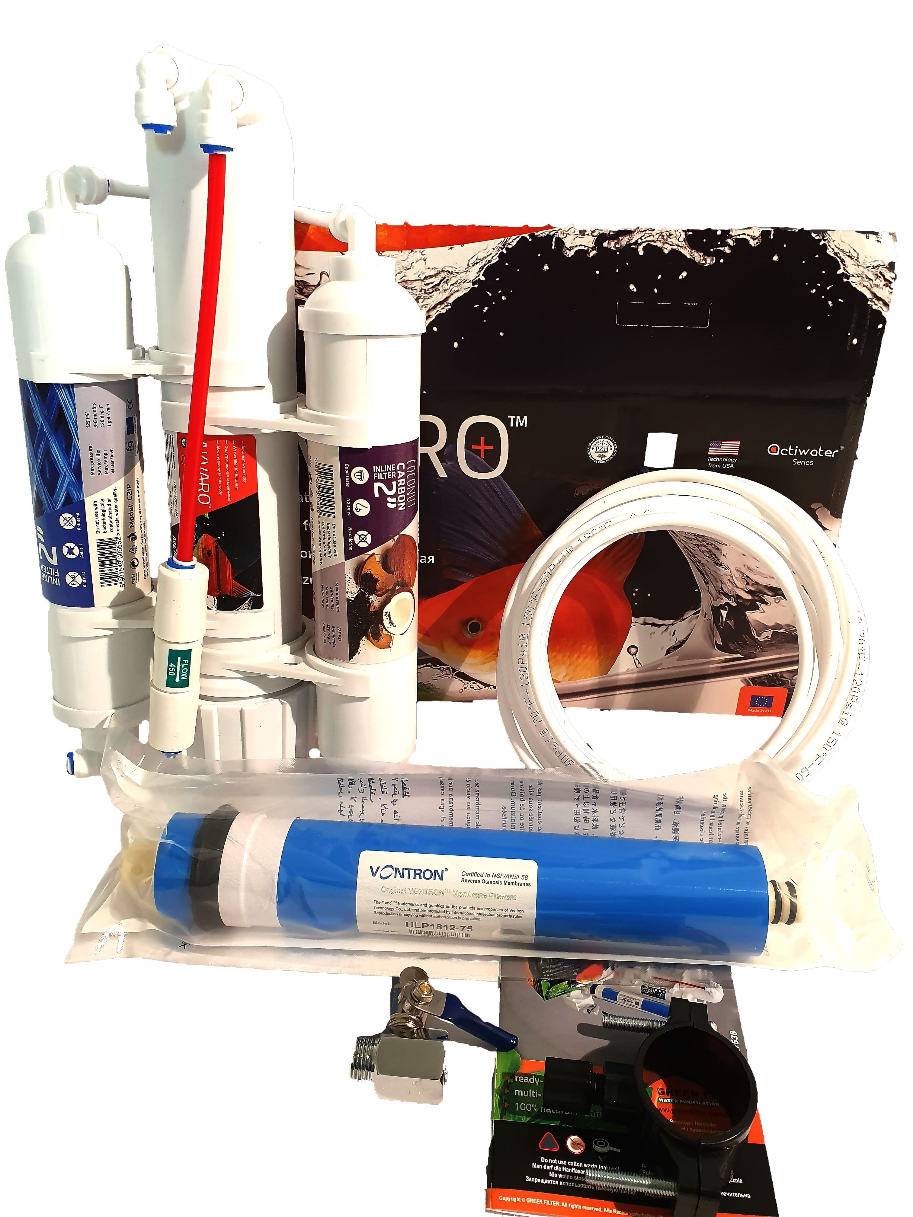 YESET Wasserfilter Aquarium UMKEHROSMOSE WASSERFILTER Membrane 75 GPD 270