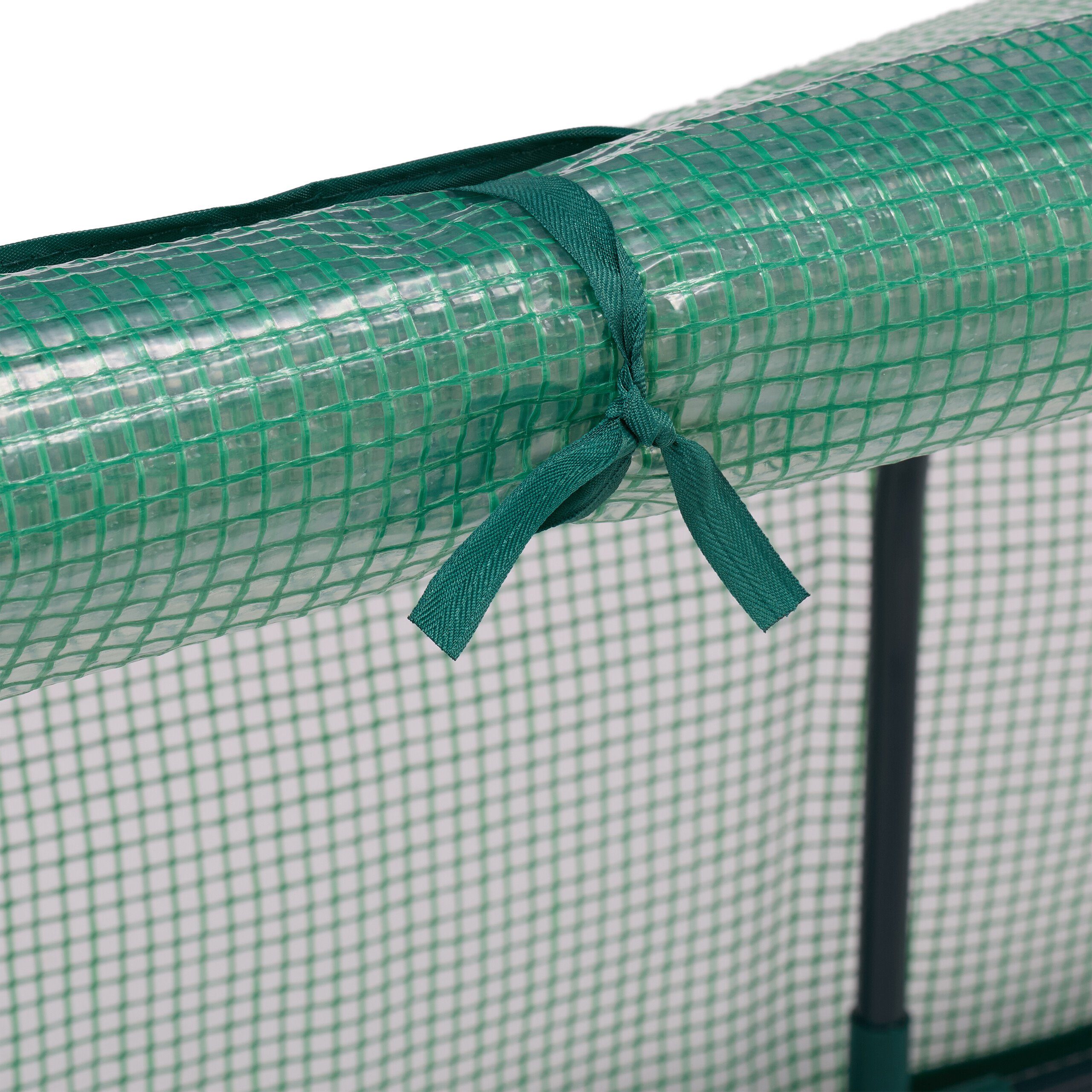 relaxdays Frühbeetaufsatz Frühbeet mit PE-Folie