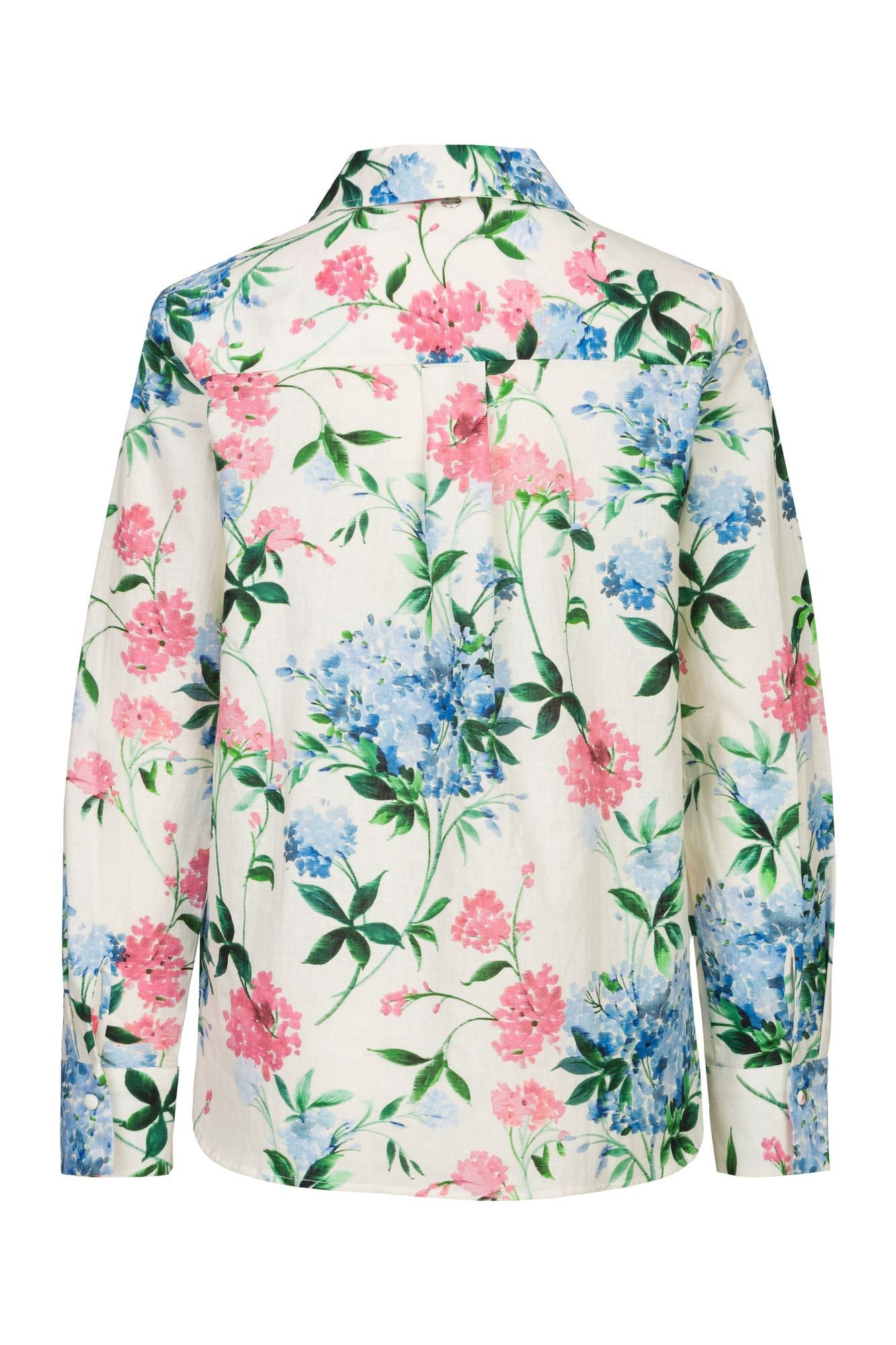 RICHROYAL Langarmbluse D-Bluse mit dekorativem Blumendruck günstig online kaufen