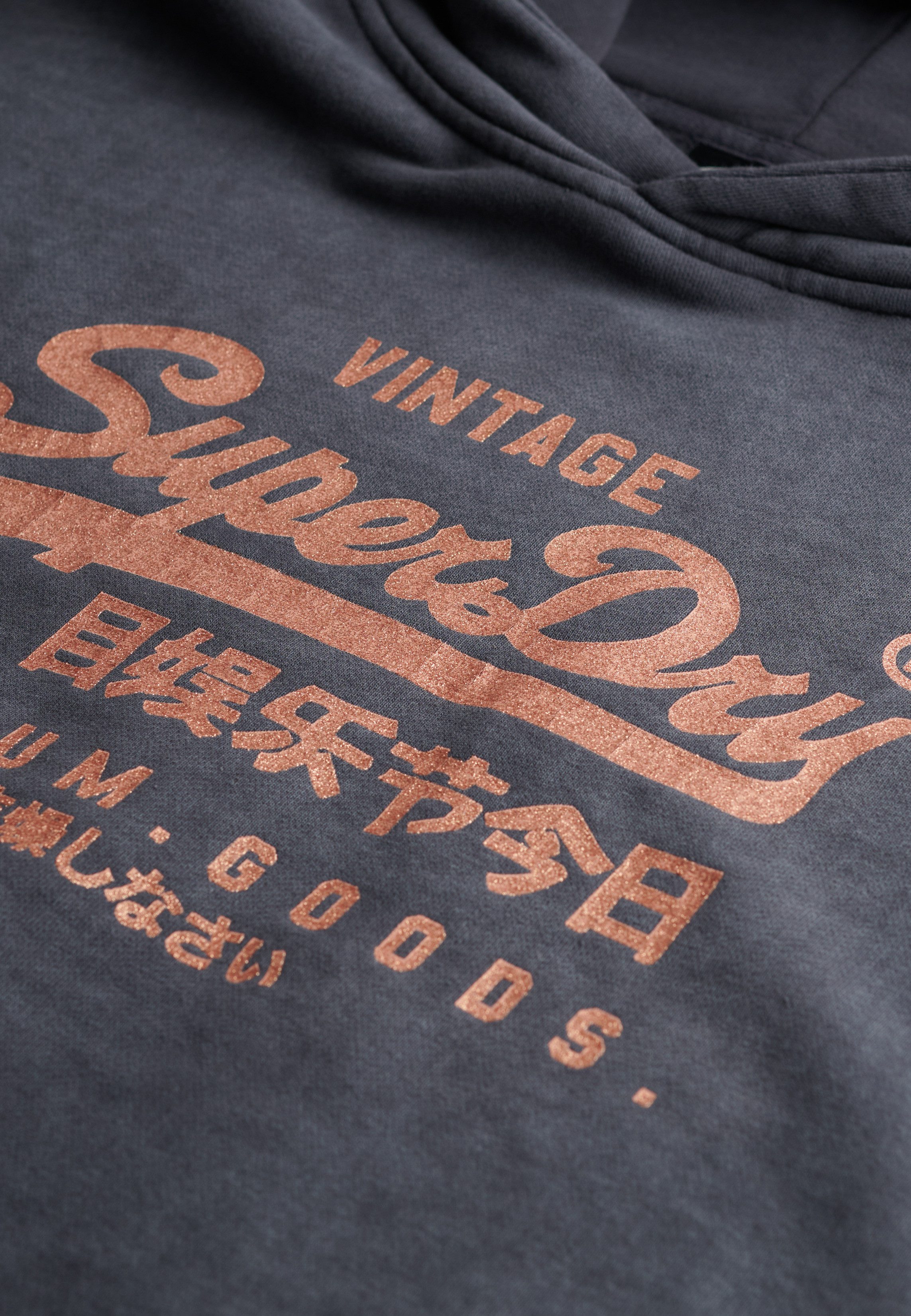 Superdry Kapuzensweatshirt VL METALLIC RELAXED HOOD